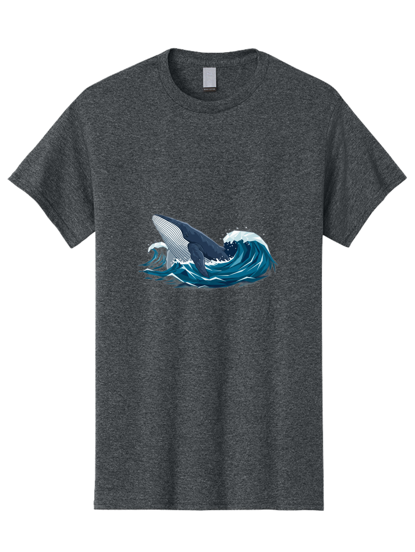 Whale-Breaching-Wave Men'S Graphic Tee, 100% Cotton, Comfortable Casual Summer Wear, Machine Washable, Vintage Camera, Old Camera, Antique Camera, Black Camera, Classic Photography, Photography Equipment, Nostalgic Device, Film Camera, Bah366