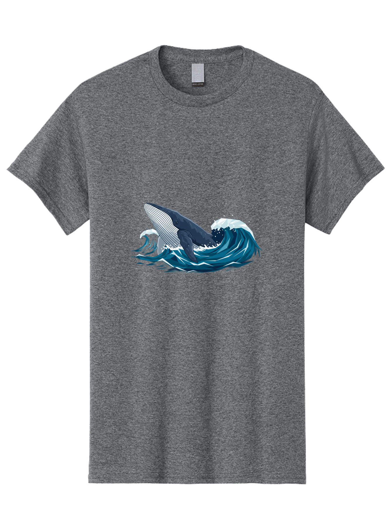 Whale-Breaching-Wave Men'S Graphic Tee, 100% Cotton, Comfortable Casual Summer Wear, Machine Washable, Vintage Camera, Old Camera, Antique Camera, Black Camera, Classic Photography, Photography Equipment, Nostalgic Device, Film Camera, Bah366