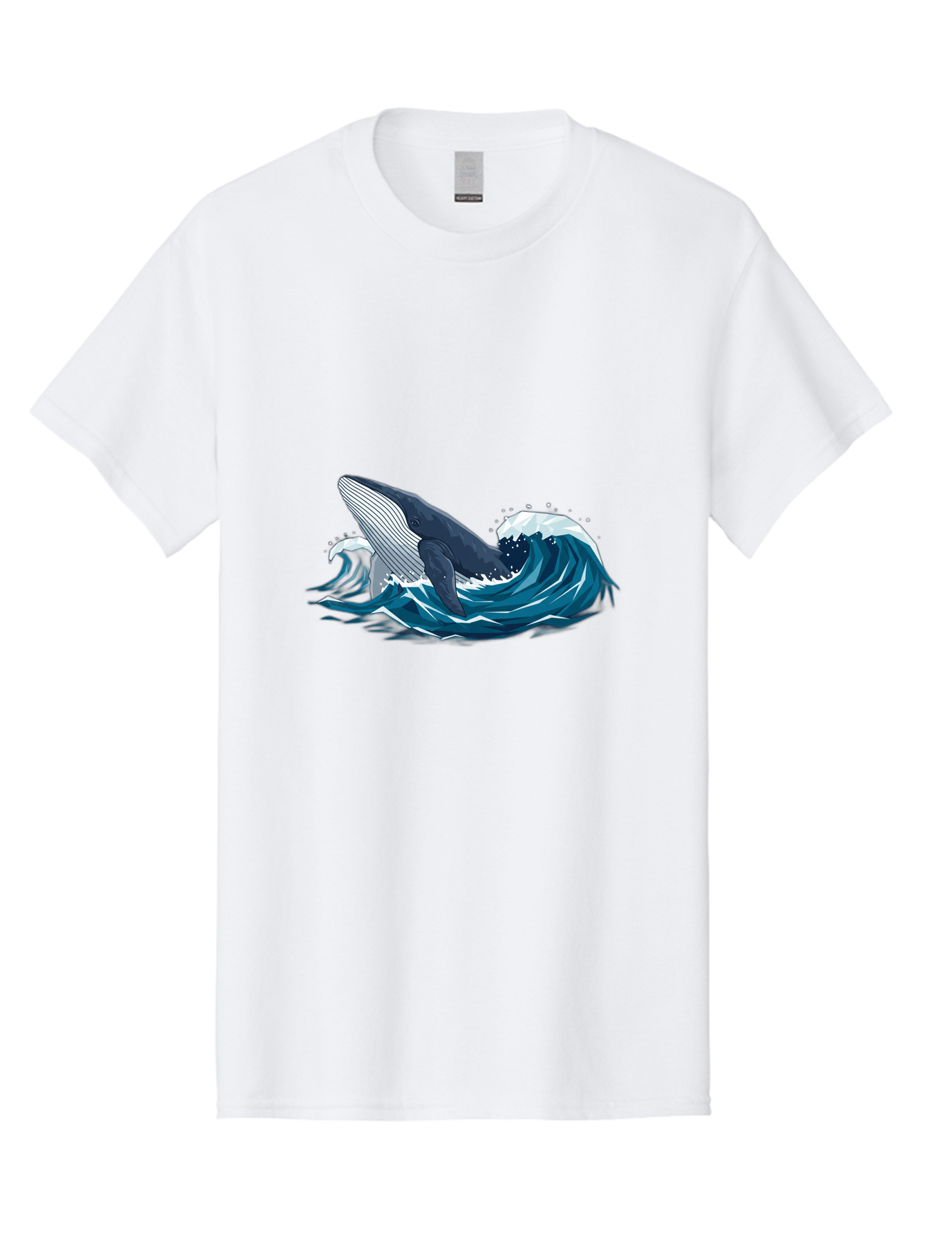 Whale-Breaching-Wave Men'S Graphic Tee, 100% Cotton, Comfortable Casual Summer Wear, Machine Washable, Vintage Camera, Old Camera, Antique Camera, Black Camera, Classic Photography, Photography Equipment, Nostalgic Device, Film Camera, Bah366