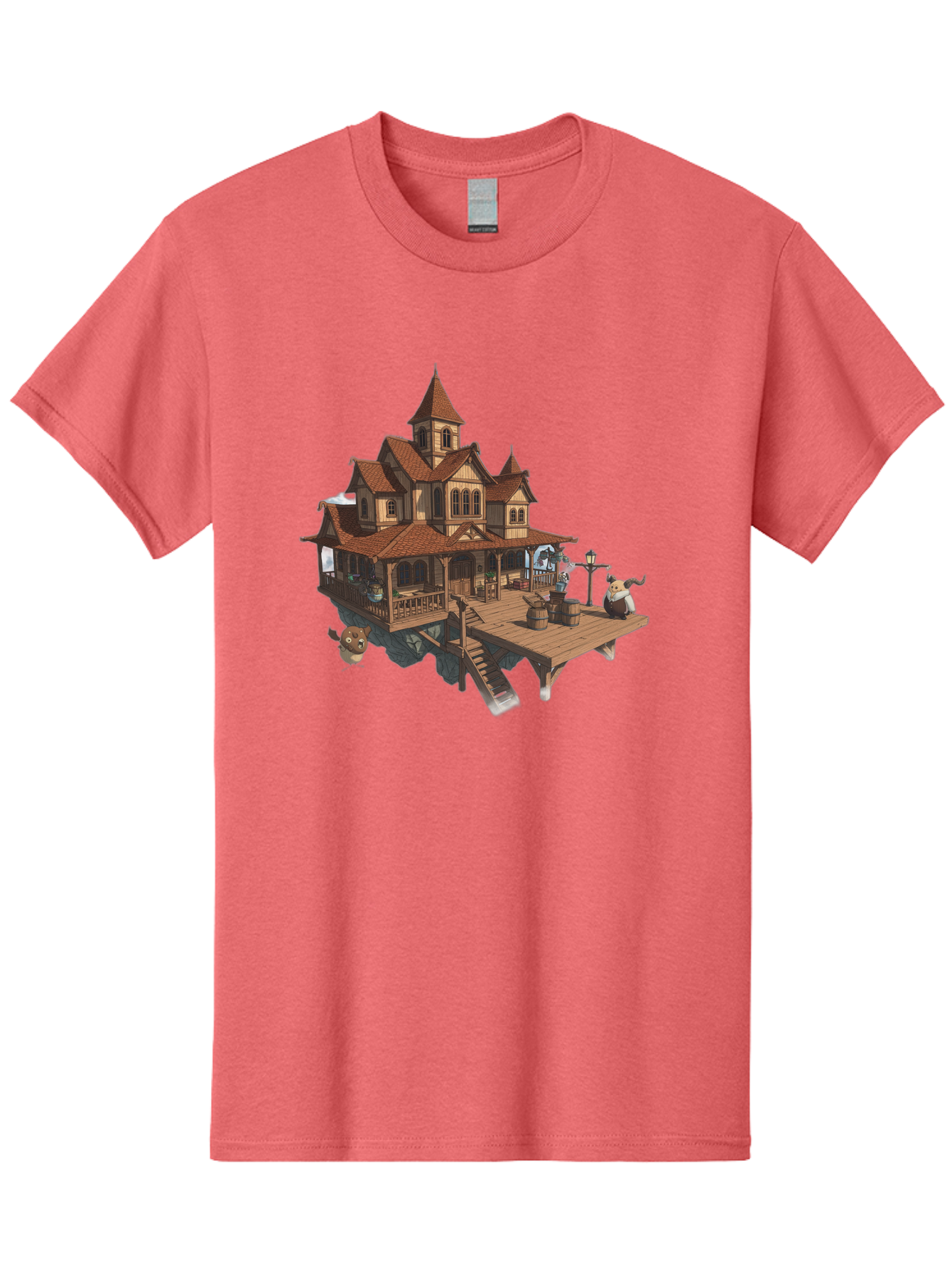 Whimsical-Wooden-Treehouse Men'S Graphic Tee, 100% Cotton, Comfortable Casual Summer Wear, Machine Washable, Vintage Camera, Old Camera, Antique Camera, Black Camera, Classic Photography, Photography Equipment, Nostalgic Device, Film Camera, Bah367