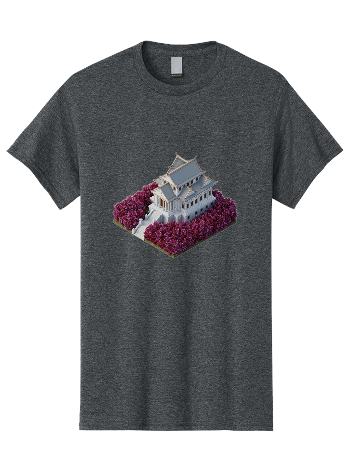 White-Buddhist-Temple Men'S Graphic Tee, 100% Cotton, Comfortable Casual Summer Wear, Machine Washable, Vintage Camera, Old Camera, Antique Camera, Black Camera, Classic Photography, Photography Equipment, Nostalgic Device, Film Camera, Bah368