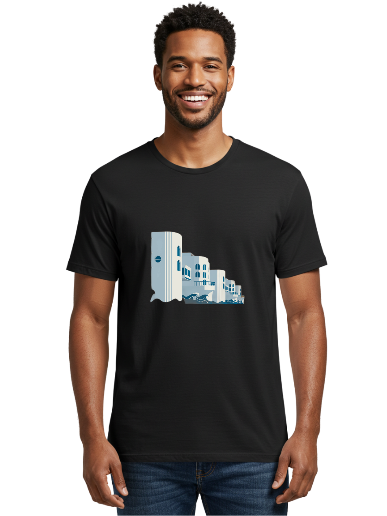 White-Buildings Men'S Graphic Tee, 100% Cotton, Comfortable Casual Summer Wear, Machine Washable, Vintage Camera, Old Camera, Antique Camera, Black Camera, Classic Photography, Photography Equipment, Nostalgic Device, Film Camera, Camera Art Bah369