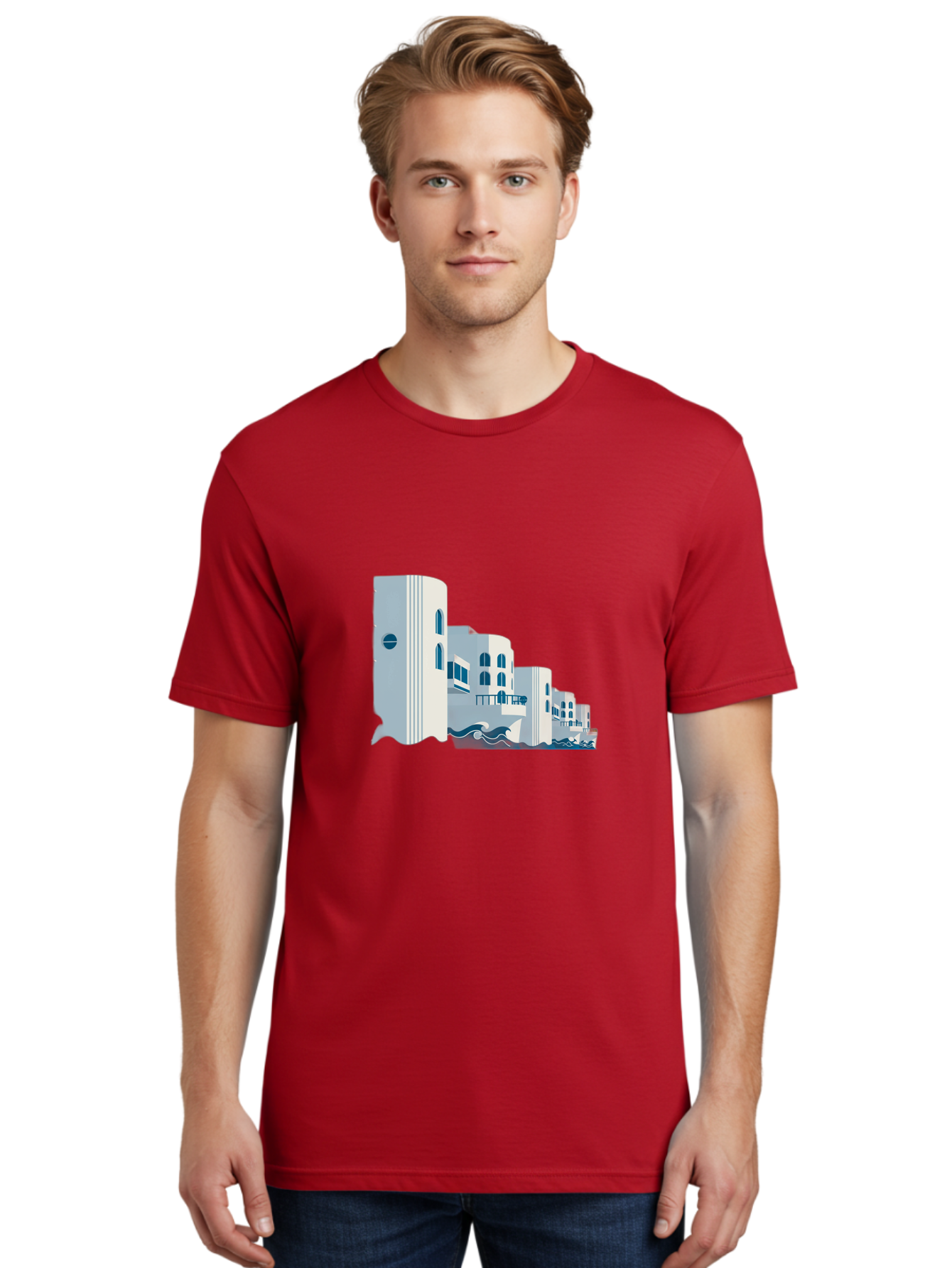 White-Buildings Men'S Graphic Tee, 100% Cotton, Comfortable Casual Summer Wear, Machine Washable, Vintage Camera, Old Camera, Antique Camera, Black Camera, Classic Photography, Photography Equipment, Nostalgic Device, Film Camera, Camera Art Bah369