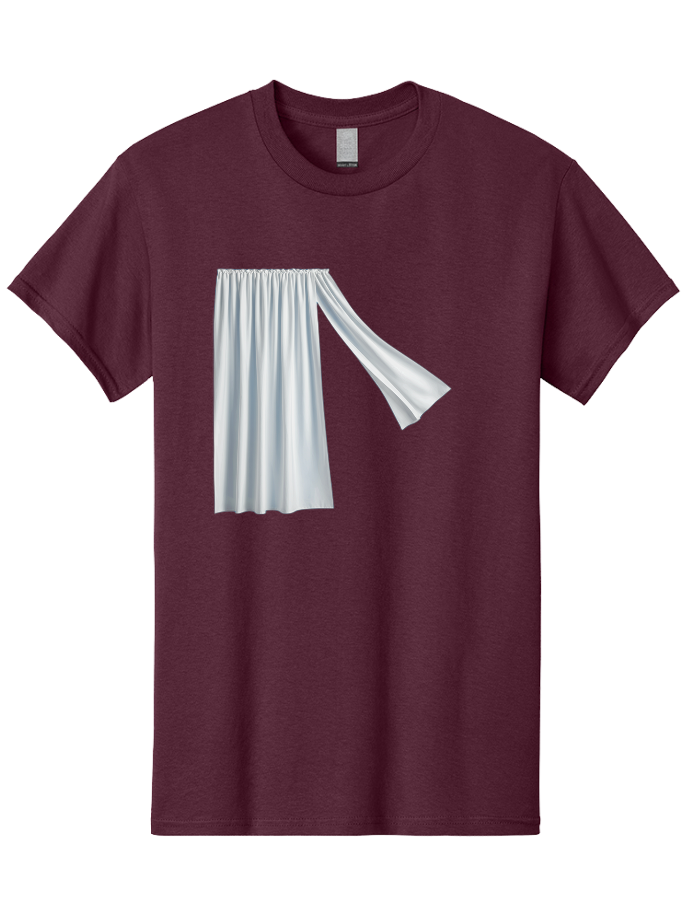 White-Curtain-2 Men'S Graphic Tee, 100% Cotton, Comfortable Casual Summer Wear, Machine Washable, Vintage Camera, Old Camera, Antique Camera, Black Camera, Classic Photography, Photography Equipment, Nostalgic Device, Film Camera, Camera Art Bah371