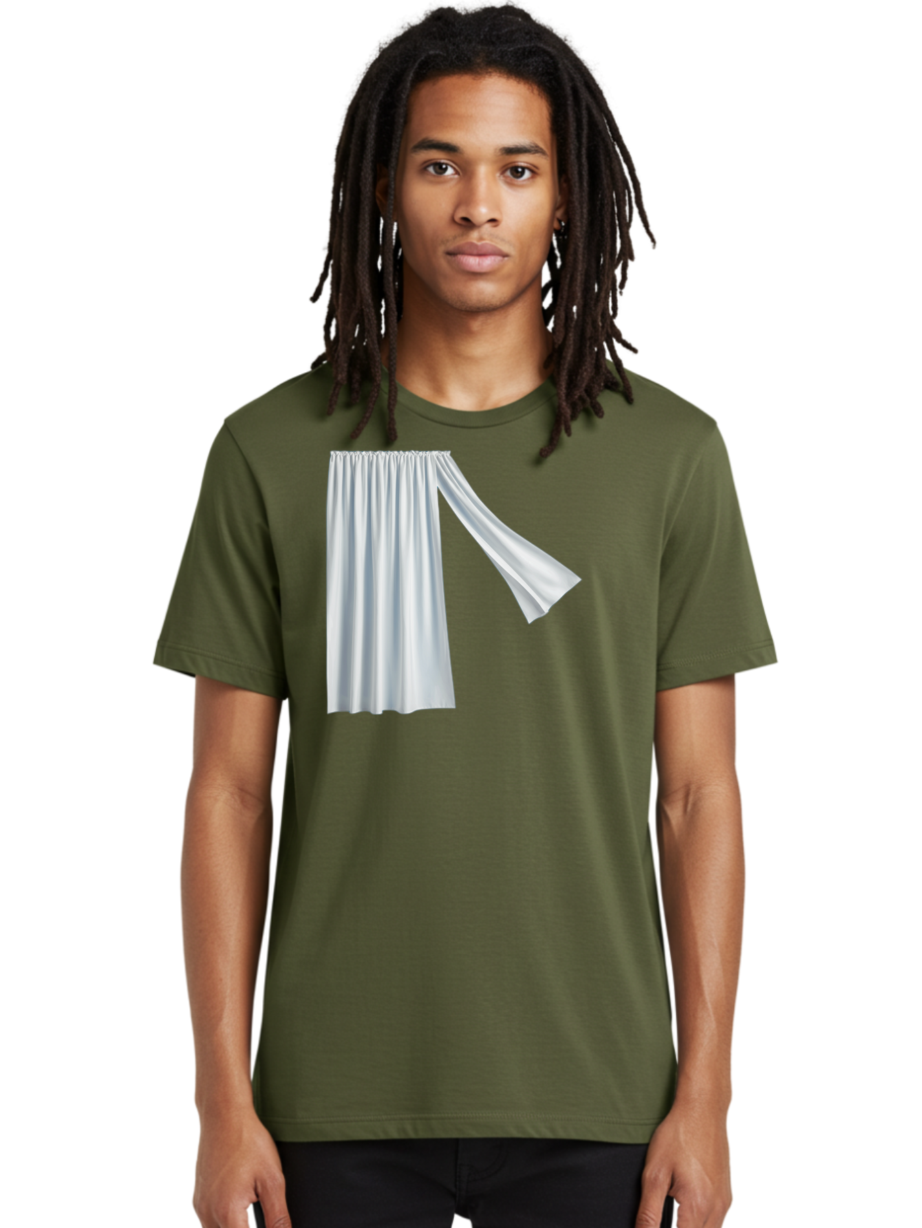 White-Curtain-2 Men'S Graphic Tee, 100% Cotton, Comfortable Casual Summer Wear, Machine Washable, Vintage Camera, Old Camera, Antique Camera, Black Camera, Classic Photography, Photography Equipment, Nostalgic Device, Film Camera, Camera Art Bah371