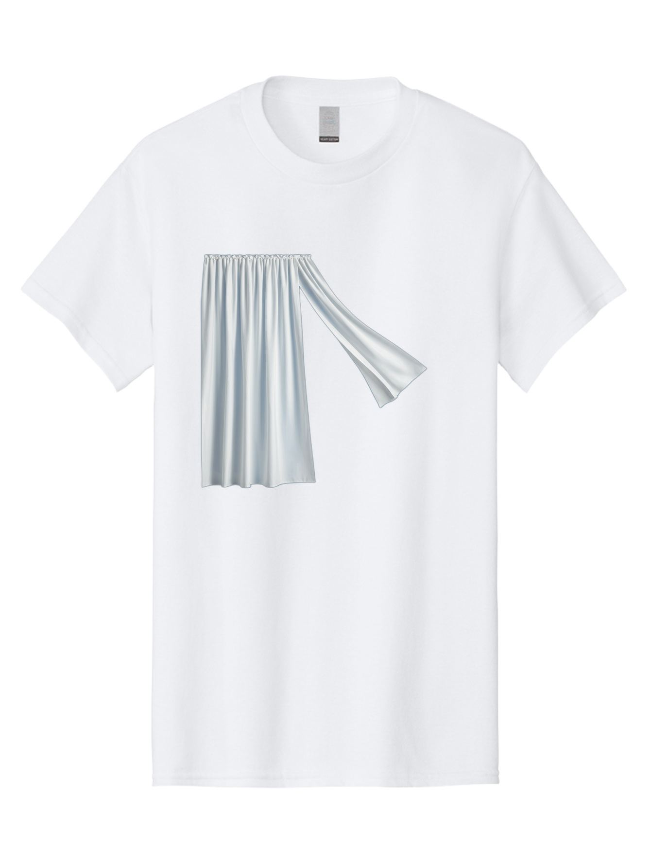 White-Curtain-2 Men'S Graphic Tee, 100% Cotton, Comfortable Casual Summer Wear, Machine Washable, Vintage Camera, Old Camera, Antique Camera, Black Camera, Classic Photography, Photography Equipment, Nostalgic Device, Film Camera, Camera Art Bah371