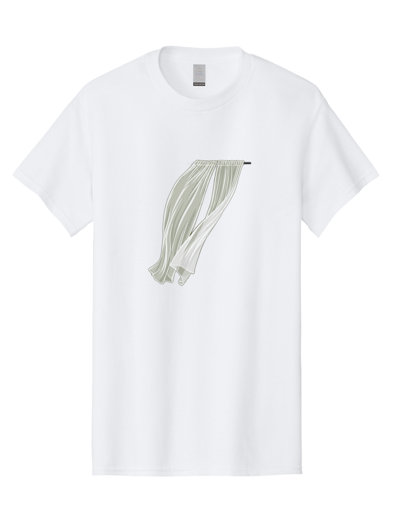 White-Curtains-1 Men'S Graphic Tee, 100% Cotton, Comfortable Casual Summer Wear, Machine Washable, Vintage Camera, Old Camera, Antique Camera, Black Camera, Classic Photography, Photography Equipment, Nostalgic Device, Film Camera, Camera Art Bah373