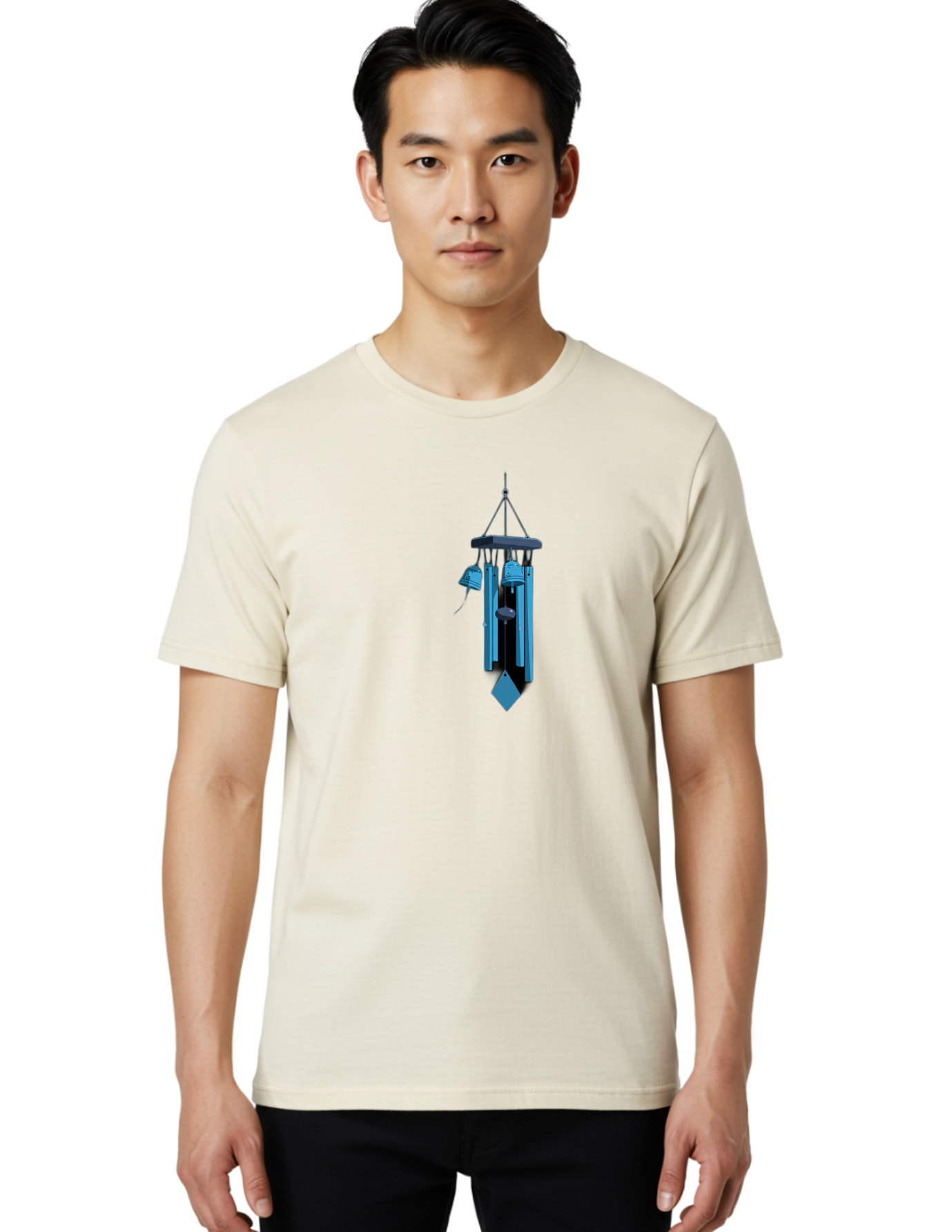 Wind-Chime Men'S Graphic Tee, 100% Cotton, Comfortable Casual Summer Wear, Machine Washable, Vintage Camera, Old Camera, Antique Camera, Black Camera, Classic Photography, Photography Equipment, Nostalgic Device, Film Camera, Camera Art Bah383