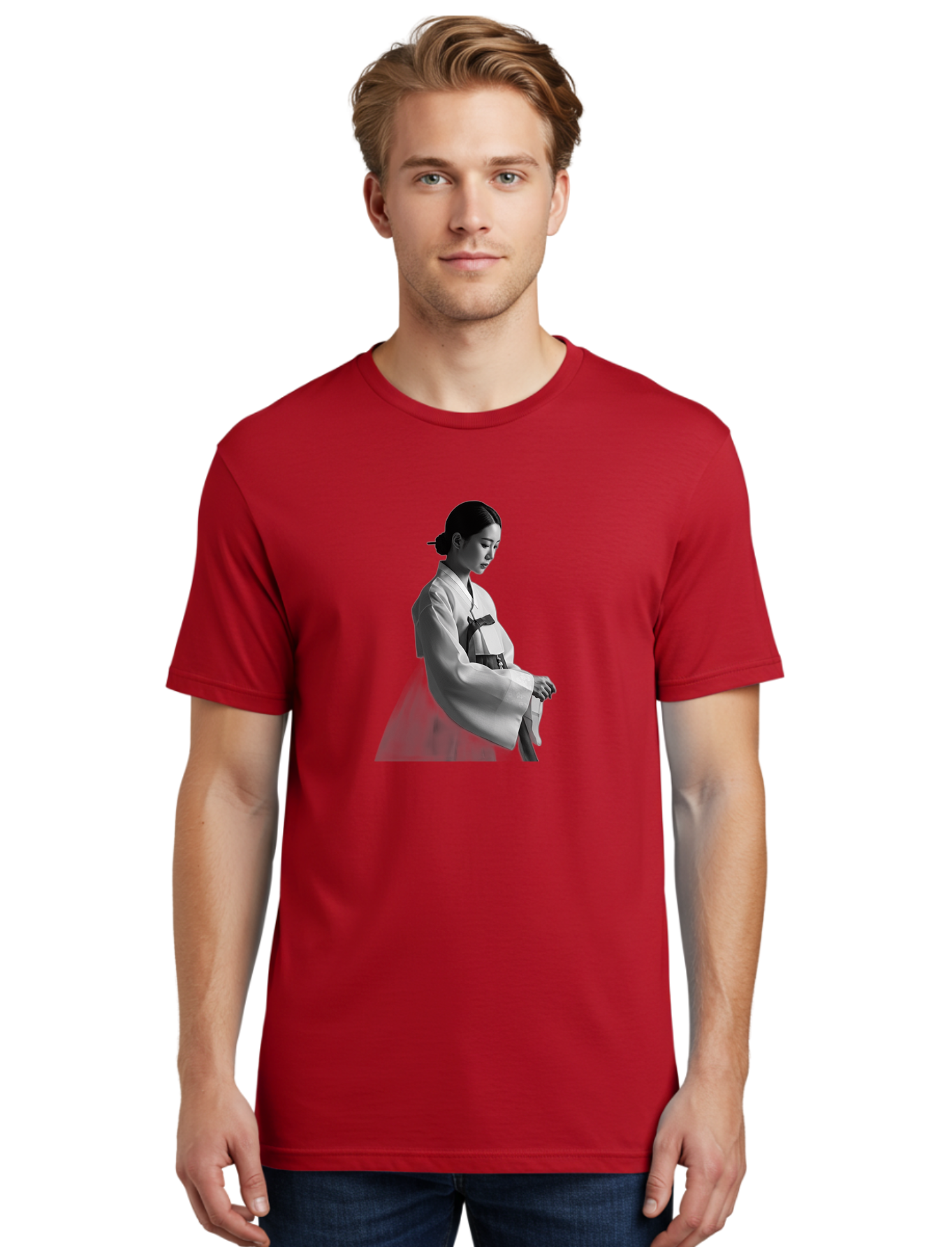 Woman-In-Hanbok Men'S Graphic Tee, 100% Cotton, Comfortable Casual Summer Wear, Machine Washable, Vintage Camera, Old Camera, Antique Camera, Black Camera, Classic Photography, Photography Equipment, Nostalgic Device, Film Camera, Camera Art Bah392