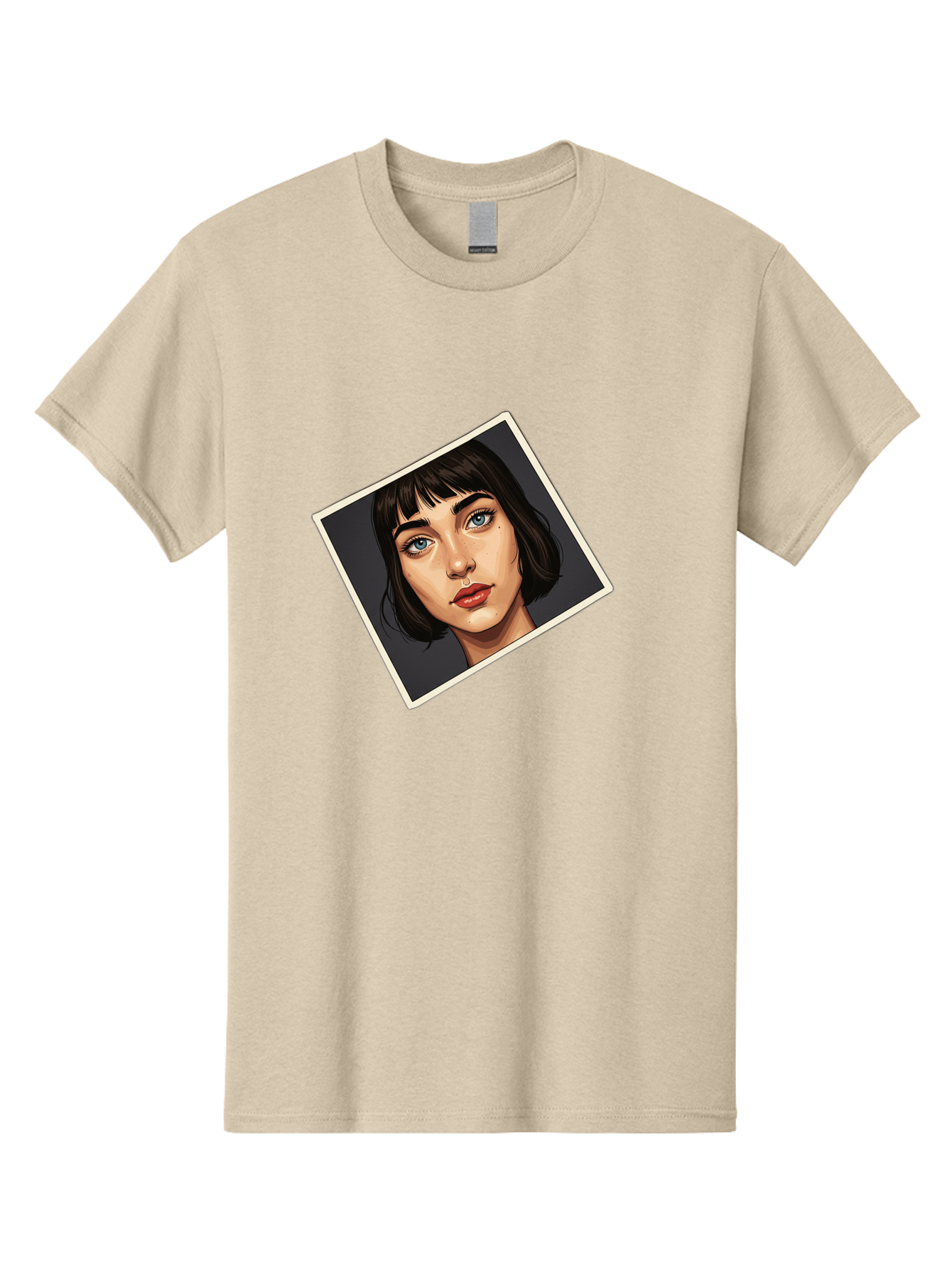 Woman-Portrait Men'S Graphic Tee, 100% Cotton, Comfortable Casual Summer Wear, Machine Washable, Vintage Camera, Old Camera, Antique Camera, Black Camera, Classic Photography, Photography Equipment, Nostalgic Device, Film Camera, Camera Art Bah394