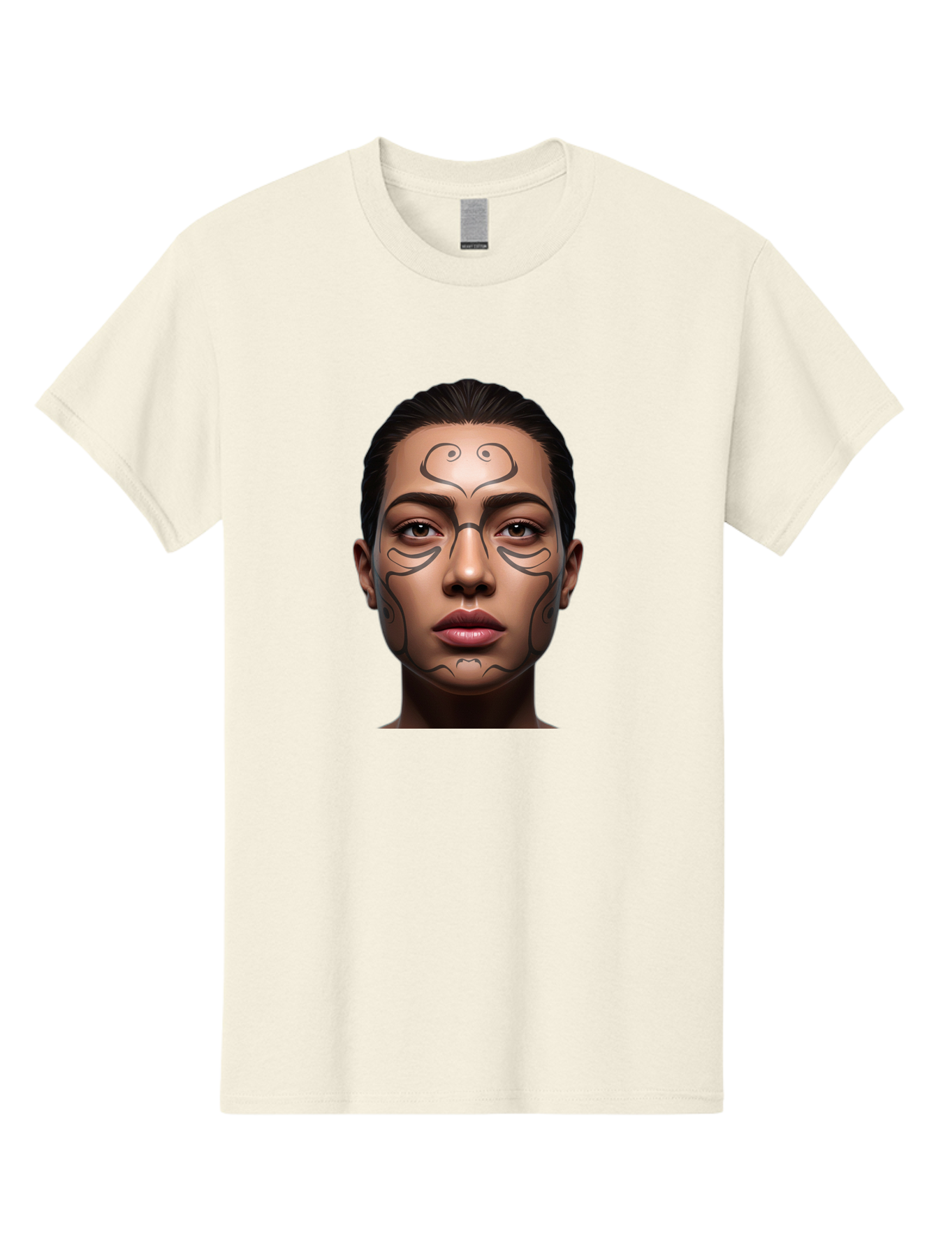 Woman-With-Tribal-Face-Paint Men'S Graphic Tee, 100% Cotton, Comfortable Casual Summer Wear, Machine Washable, Vintage Camera, Old Camera, Antique Camera, Black Camera, Classic Photography, Photography Equipment, Nostalgic Device, Film Camera, Bah396