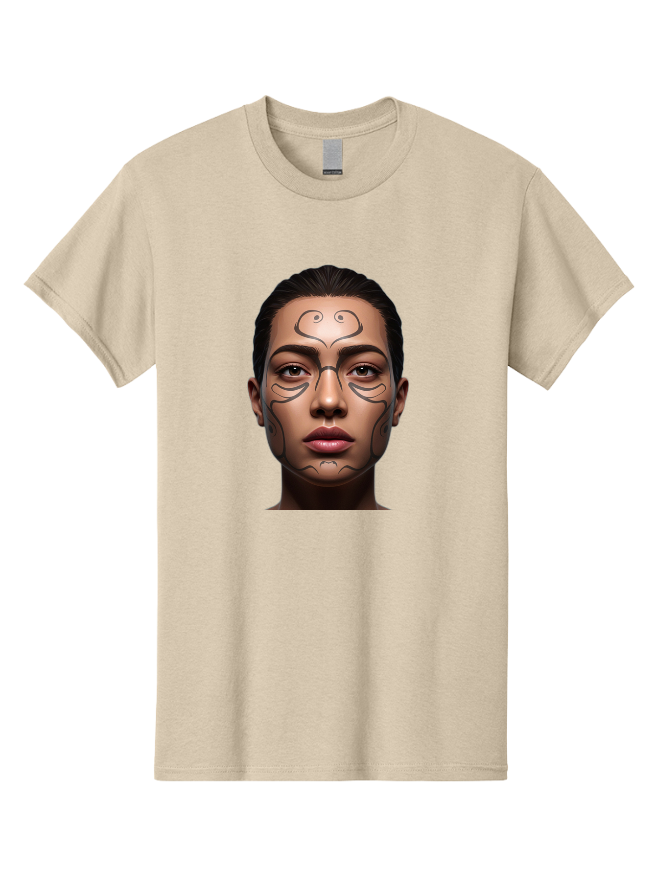 Woman-With-Tribal-Face-Paint Men'S Graphic Tee, 100% Cotton, Comfortable Casual Summer Wear, Machine Washable, Vintage Camera, Old Camera, Antique Camera, Black Camera, Classic Photography, Photography Equipment, Nostalgic Device, Film Camera, Bah396