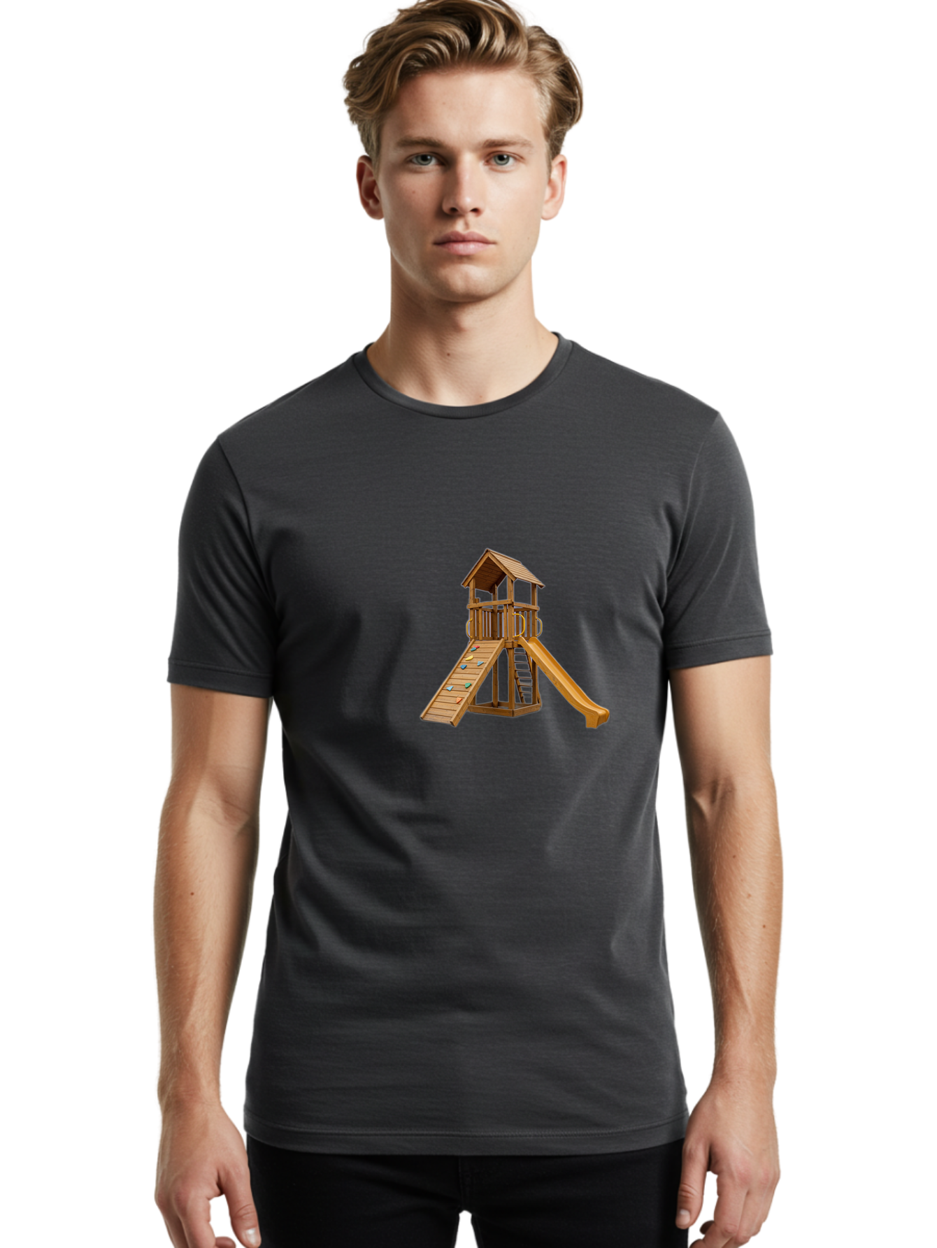 Wooden-Playset Men'S Graphic Tee, 100% Cotton, Comfortable Casual Summer Wear, Machine Washable, Vintage Camera, Old Camera, Antique Camera, Black Camera, Classic Photography, Photography Equipment, Nostalgic Device, Film Camera, Camera Art Bah400