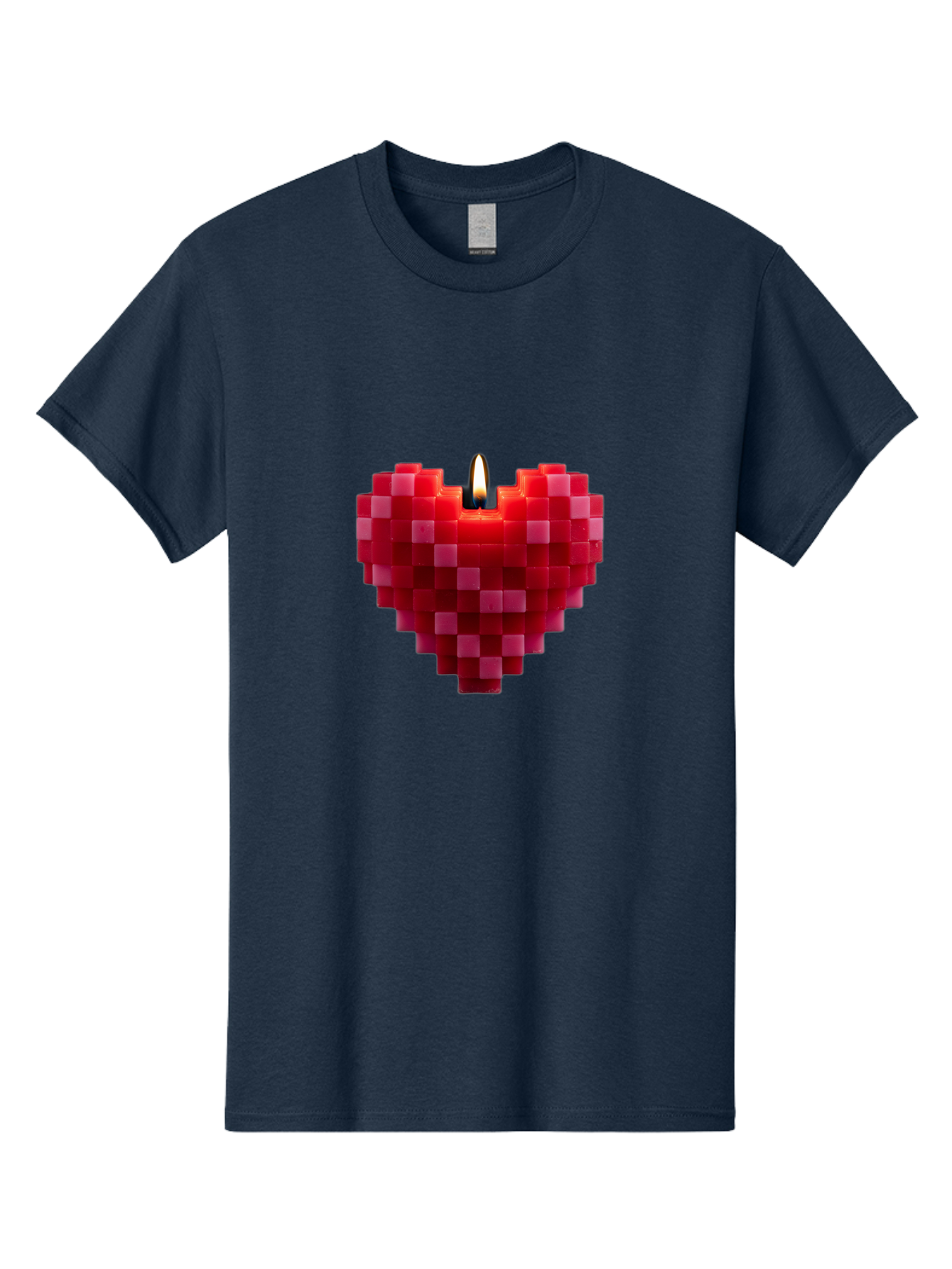 3D-Red-Heart-Candle Men'S Graphic Tee, 100% Cotton, Comfortable Casual Summer Wear, Machine Washable, Vintage Camera, Old Camera, Antique Camera, Black Camera, Classic Photography, Photography Equipment, Nostalgic Device, Film Camera, Bah419