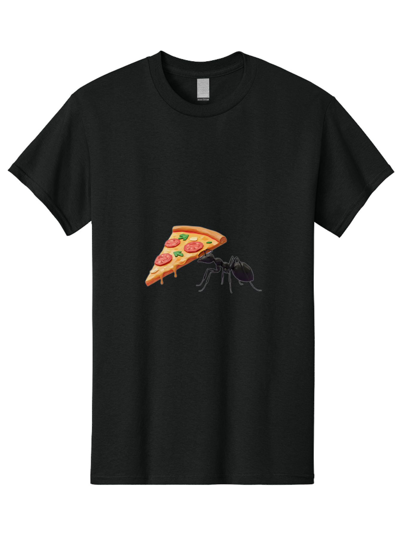 Ant-And-Pizza-Slice Men'S Graphic Tee, 100% Cotton, Comfortable Casual Summer Wear, Machine Washable, Vintage Camera, Old Camera, Antique Camera, Black Camera, Classic Photography, Photography Equipment, Nostalgic Device, Film Camera, Bah436