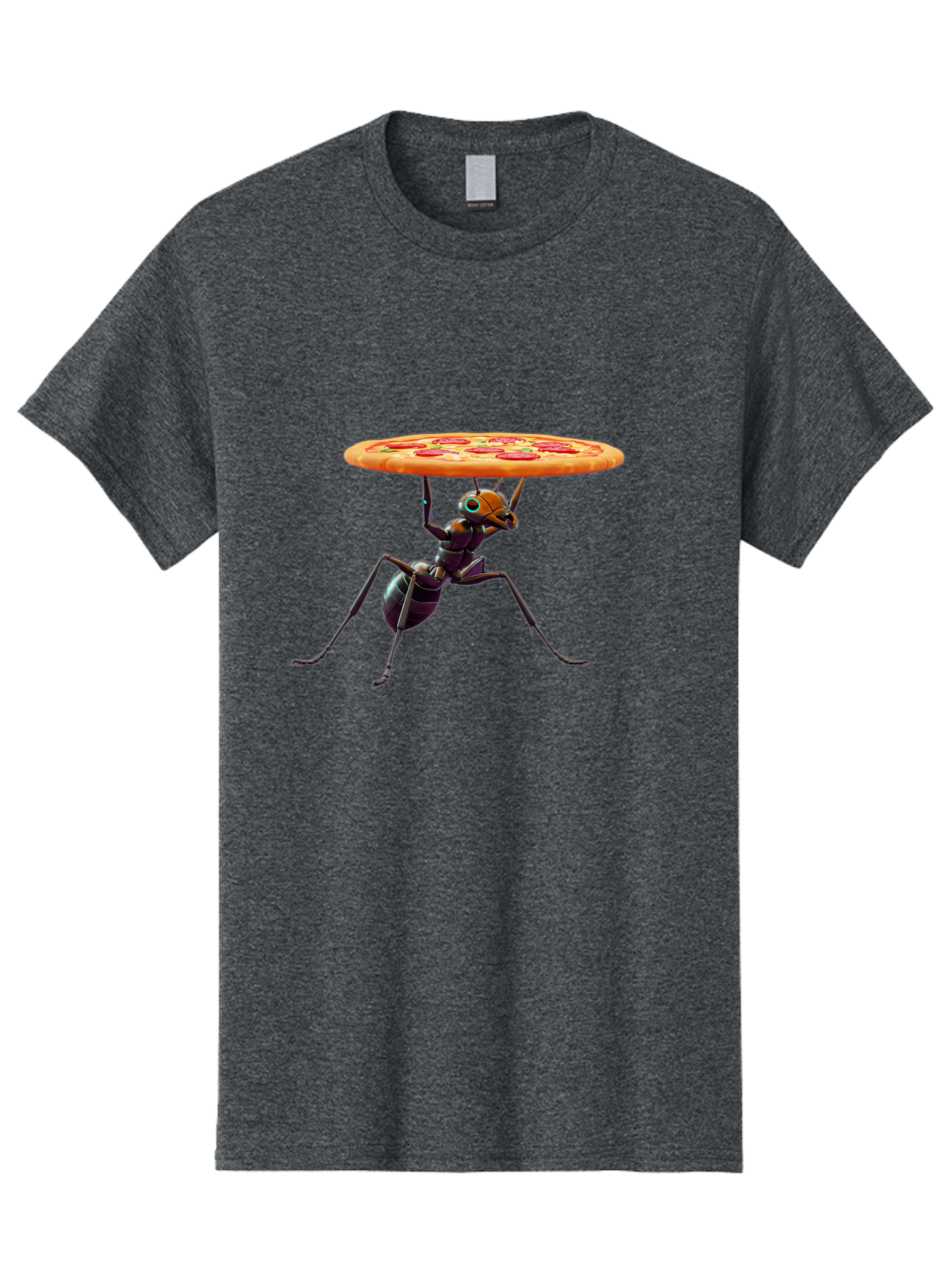 Ant-Carrying-Pizza-1 Men'S Graphic Tee, 100% Cotton, Comfortable Casual Summer Wear, Machine Washable, Vintage Camera, Old Camera, Antique Camera, Black Camera, Classic Photography, Photography Equipment, Nostalgic Device, Film Camera, Bah437