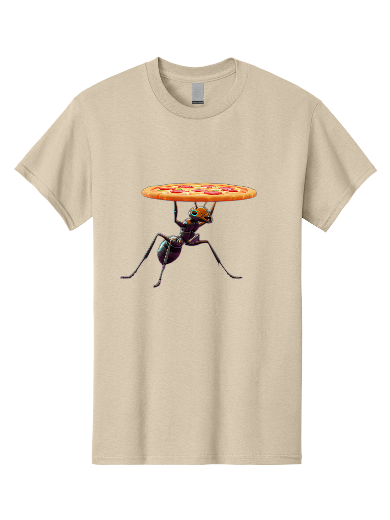 Ant-Carrying-Pizza-1 Men'S Graphic Tee, 100% Cotton, Comfortable Casual Summer Wear, Machine Washable, Vintage Camera, Old Camera, Antique Camera, Black Camera, Classic Photography, Photography Equipment, Nostalgic Device, Film Camera, Bah437