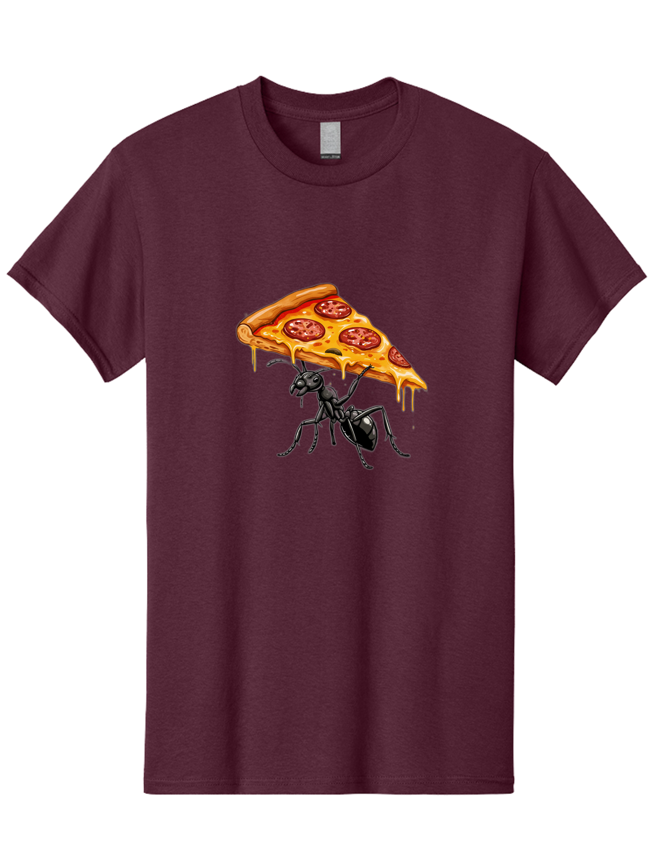Ant-Carrying-Pizza-Slice-1 Men'S Graphic Tee, 100% Cotton, Comfortable Casual Summer Wear, Machine Washable, Vintage Camera, Old Camera, Antique Camera, Black Camera, Classic Photography, Photography Equipment, Nostalgic Device, Film Camera, Bah438