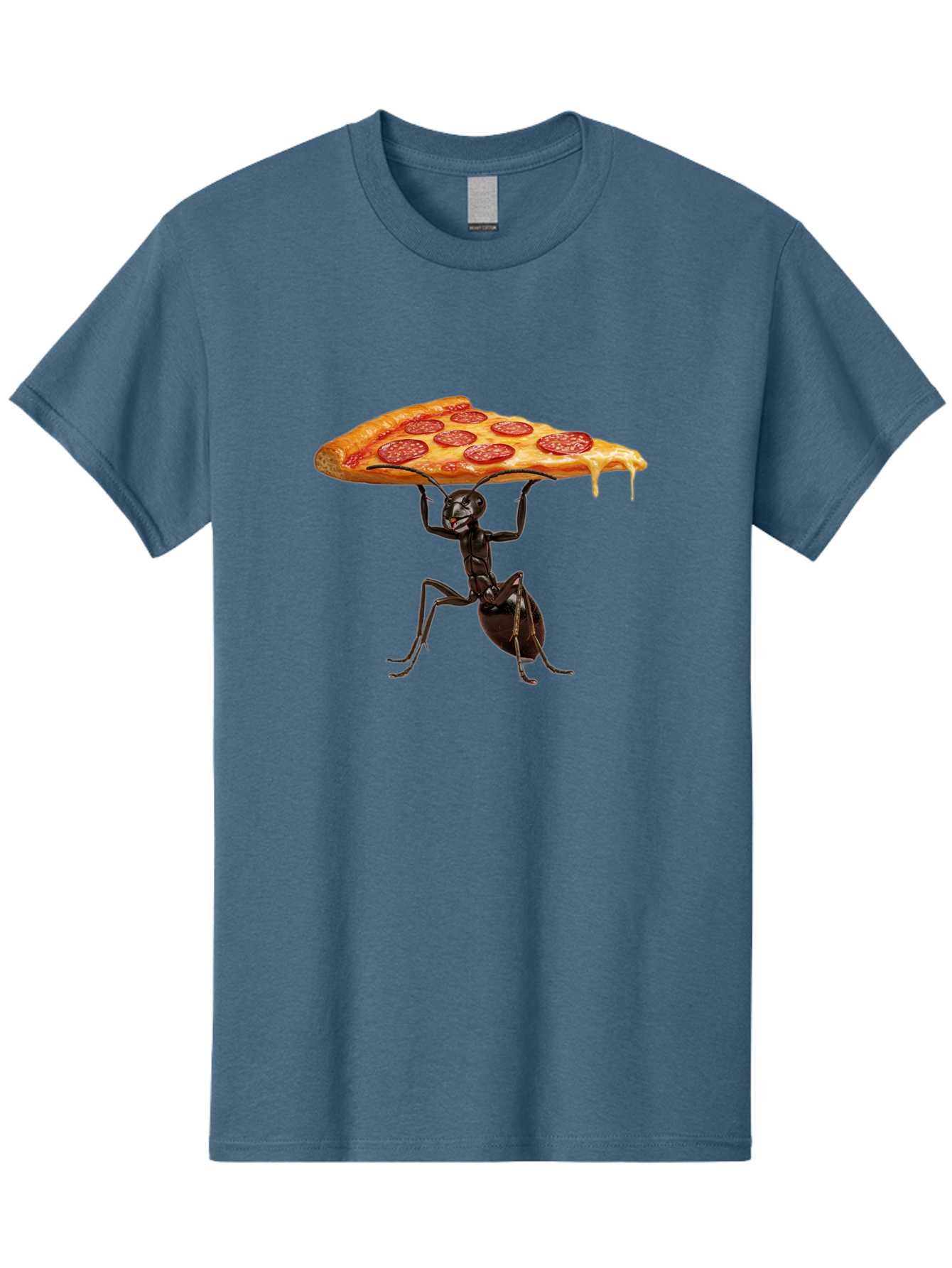 Ant-Carrying-Pizza-Slice-2 Men'S Graphic Tee, 100% Cotton, Comfortable Casual Summer Wear, Machine Washable, Vintage Camera, Old Camera, Antique Camera, Black Camera, Classic Photography, Photography Equipment, Nostalgic Device, Film Camera, Bah439