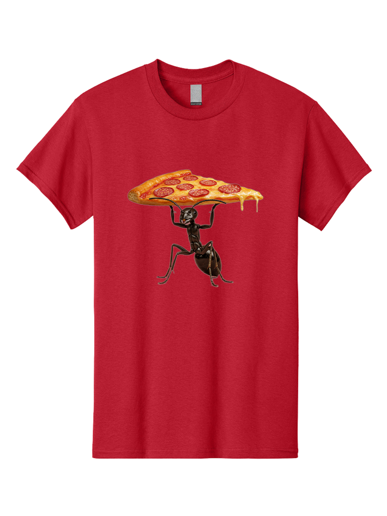 Ant-Carrying-Pizza-Slice-2 Men'S Graphic Tee, 100% Cotton, Comfortable Casual Summer Wear, Machine Washable, Vintage Camera, Old Camera, Antique Camera, Black Camera, Classic Photography, Photography Equipment, Nostalgic Device, Film Camera, Bah439