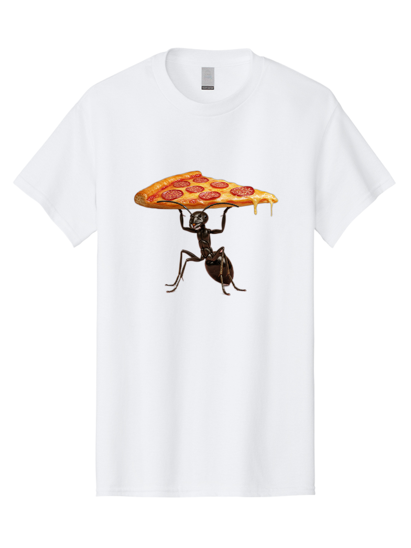 Ant-Carrying-Pizza-Slice-2 Men'S Graphic Tee, 100% Cotton, Comfortable Casual Summer Wear, Machine Washable, Vintage Camera, Old Camera, Antique Camera, Black Camera, Classic Photography, Photography Equipment, Nostalgic Device, Film Camera, Bah439