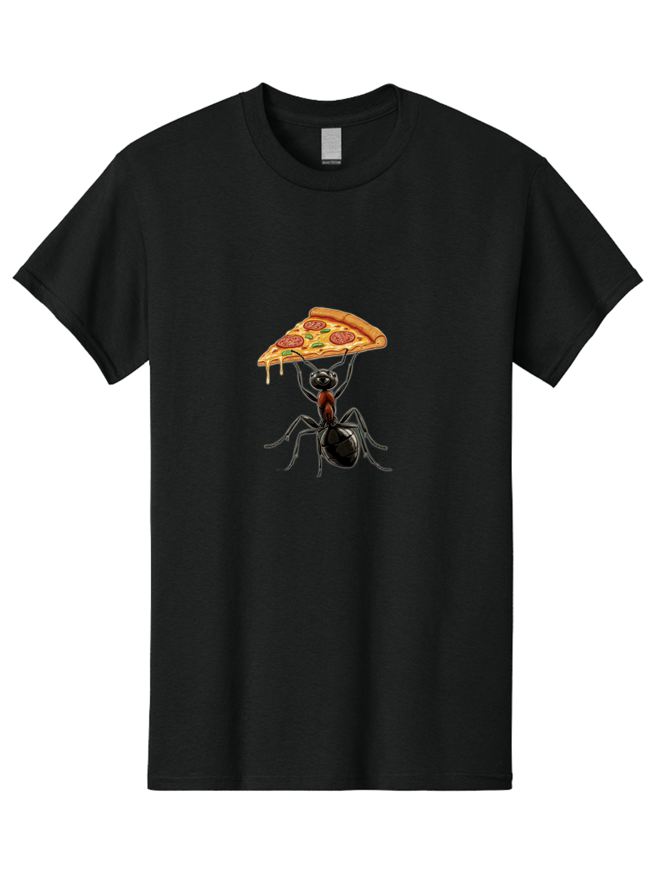 Ant-Carrying-Pizza-Slice-3 Men'S Graphic Tee, 100% Cotton, Comfortable Casual Summer Wear, Machine Washable, Vintage Camera, Old Camera, Antique Camera, Black Camera, Classic Photography, Photography Equipment, Nostalgic Device, Film Camera, Bah440