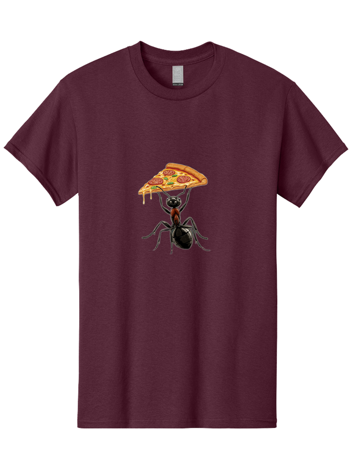Ant-Carrying-Pizza-Slice-3 Men'S Graphic Tee, 100% Cotton, Comfortable Casual Summer Wear, Machine Washable, Vintage Camera, Old Camera, Antique Camera, Black Camera, Classic Photography, Photography Equipment, Nostalgic Device, Film Camera, Bah440