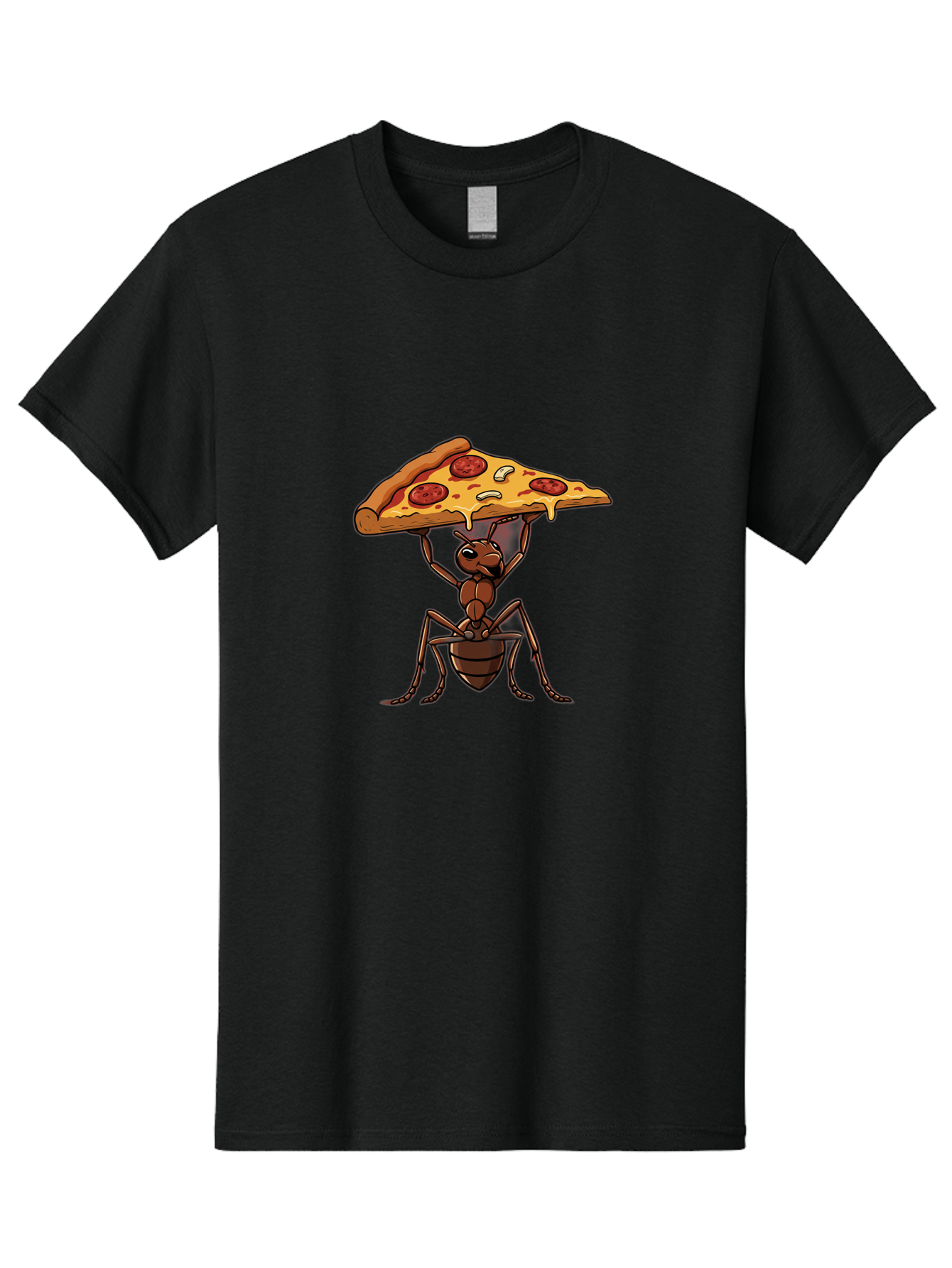 Ant-Carrying-Pizza-Slice Men'S Graphic Tee, 100% Cotton, Comfortable Casual Summer Wear, Machine Washable, Vintage Camera, Old Camera, Antique Camera, Black Camera, Classic Photography, Photography Equipment, Nostalgic Device, Film Camera, Bah441