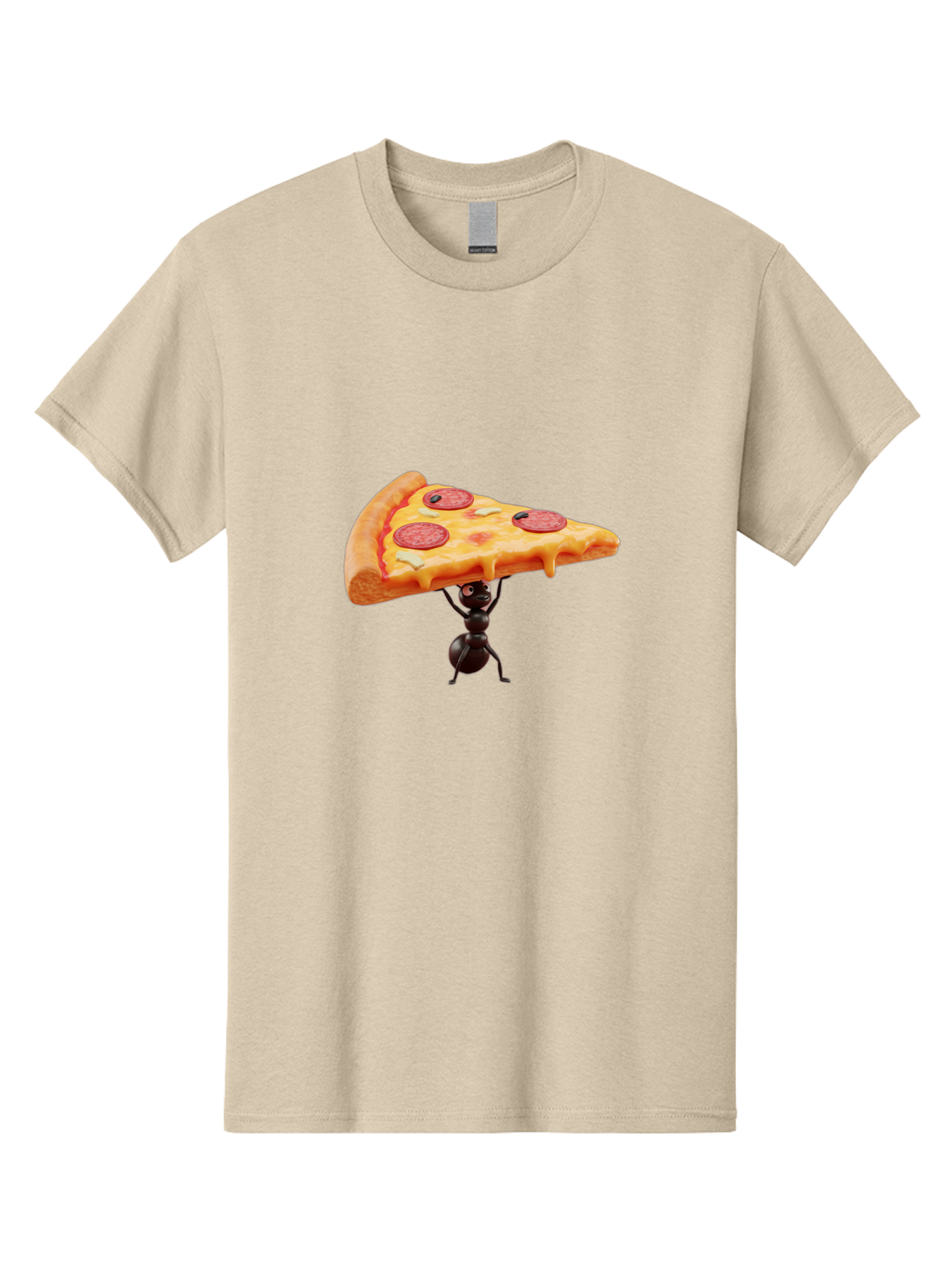 Ant-Lifting-Pizza-Slice Men'S Graphic Tee, 100% Cotton, Comfortable Casual Summer Wear, Machine Washable, Vintage Camera, Old Camera, Antique Camera, Black Camera, Classic Photography, Photography Equipment, Nostalgic Device, Film Camera, Bah447