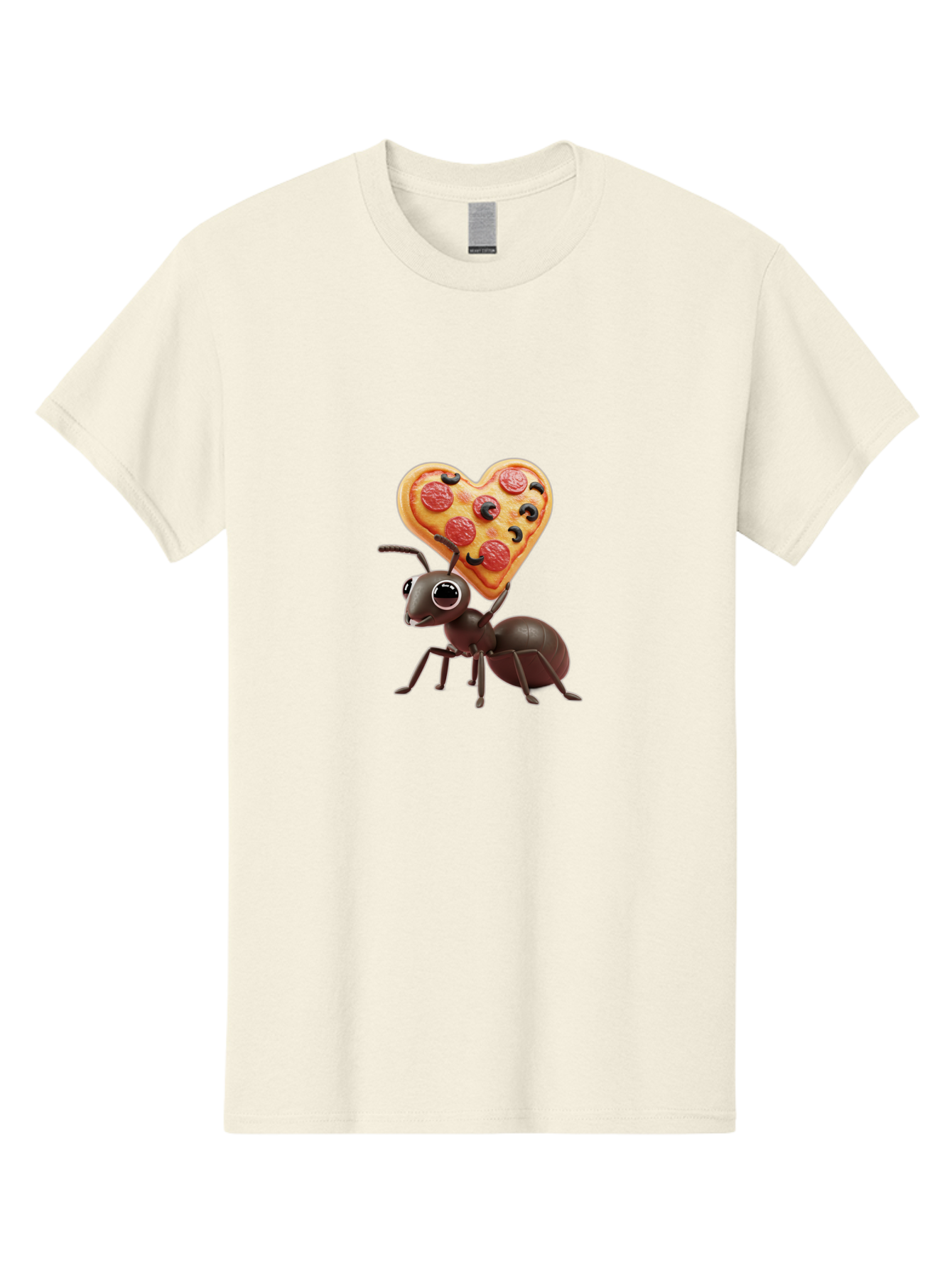 Ant-With-Heart-Shaped-Pizza Men'S Graphic Tee, 100% Cotton, Comfortable Casual Summer Wear, Machine Washable, Vintage Camera, Old Camera, Antique Camera, Black Camera, Classic Photography, Photography Equipment, Nostalgic Device, Film Camera, Bah449