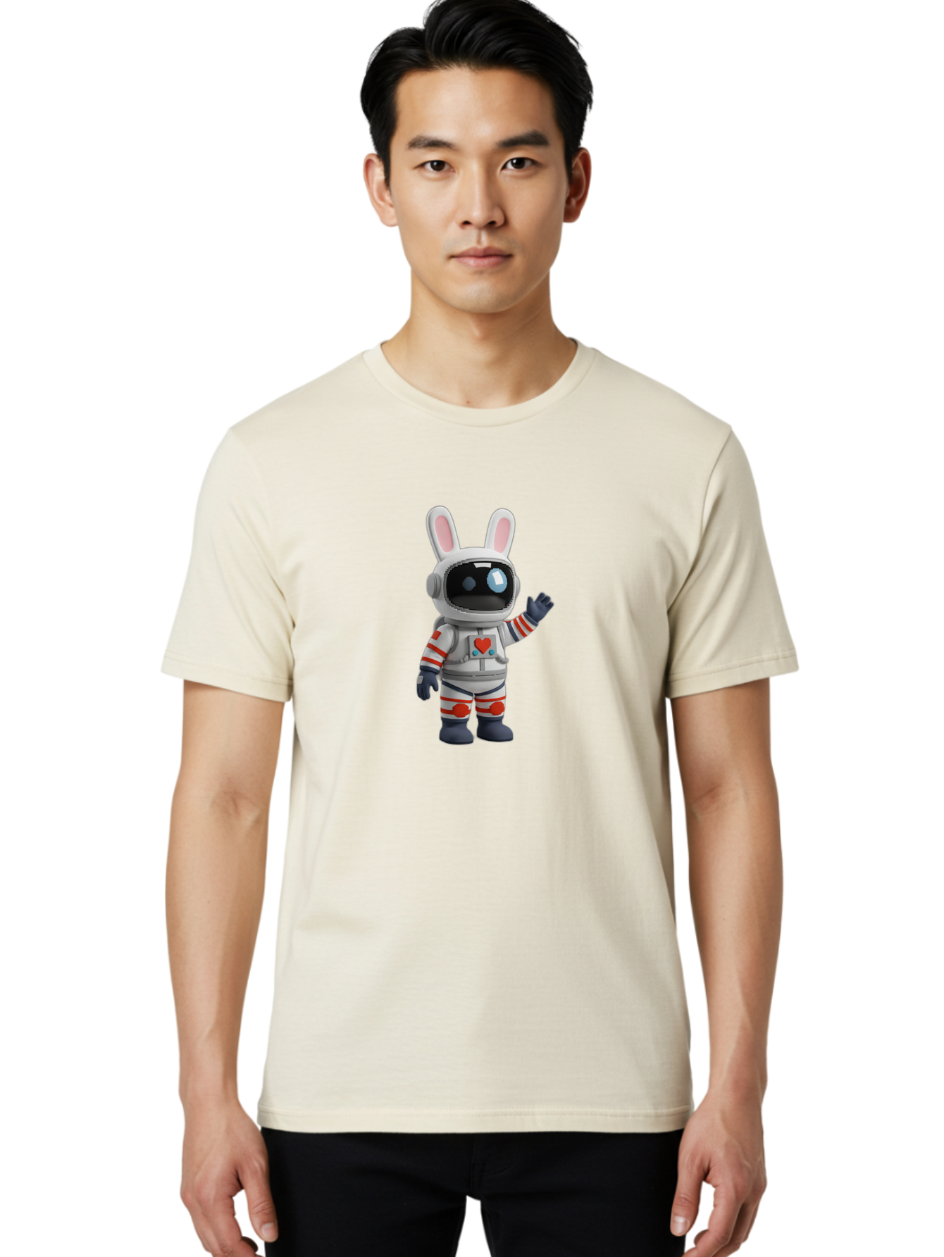 Astronaut-Bunny-2 Men'S Graphic Tee, 100% Cotton, Comfortable Casual Summer Wear, Machine Washable, Vintage Camera, Old Camera, Antique Camera, Black Camera, Classic Photography, Photography Equipment, Nostalgic Device, Film Camera, Camera Art Bah461