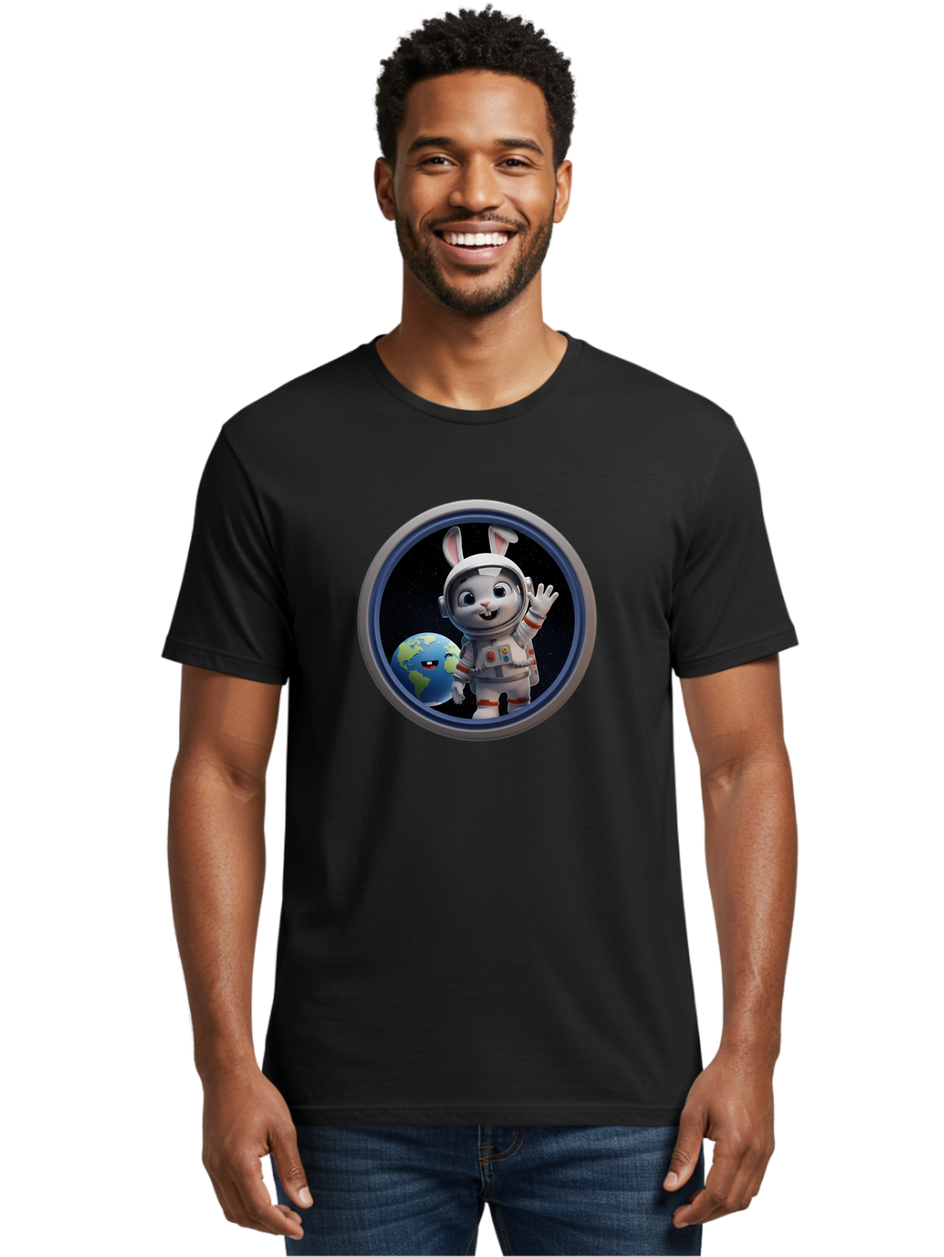 Astronaut-Bunny-26 Men'S Graphic Tee, 100% Cotton, Comfortable Casual Summer Wear, Machine Washable, Vintage Camera, Old Camera, Antique Camera, Black Camera, Classic Photography, Photography Equipment, Nostalgic Device, Film Camera, Bah468