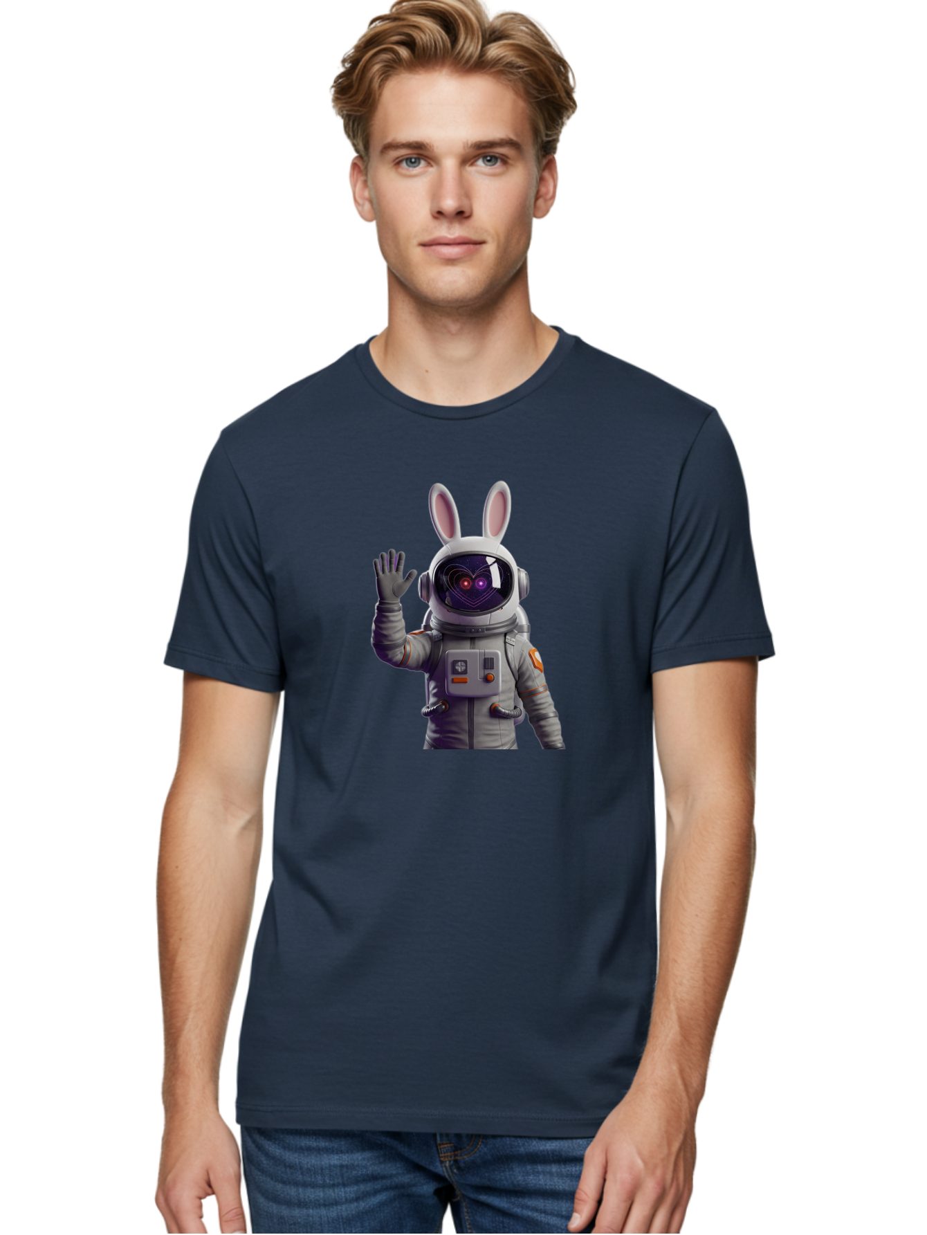 Astronaut-Bunny-3 Men'S Graphic Tee, 100% Cotton, Comfortable Casual Summer Wear, Machine Washable, Vintage Camera, Old Camera, Antique Camera, Black Camera, Classic Photography, Photography Equipment, Nostalgic Device, Film Camera, Camera Art Bah472