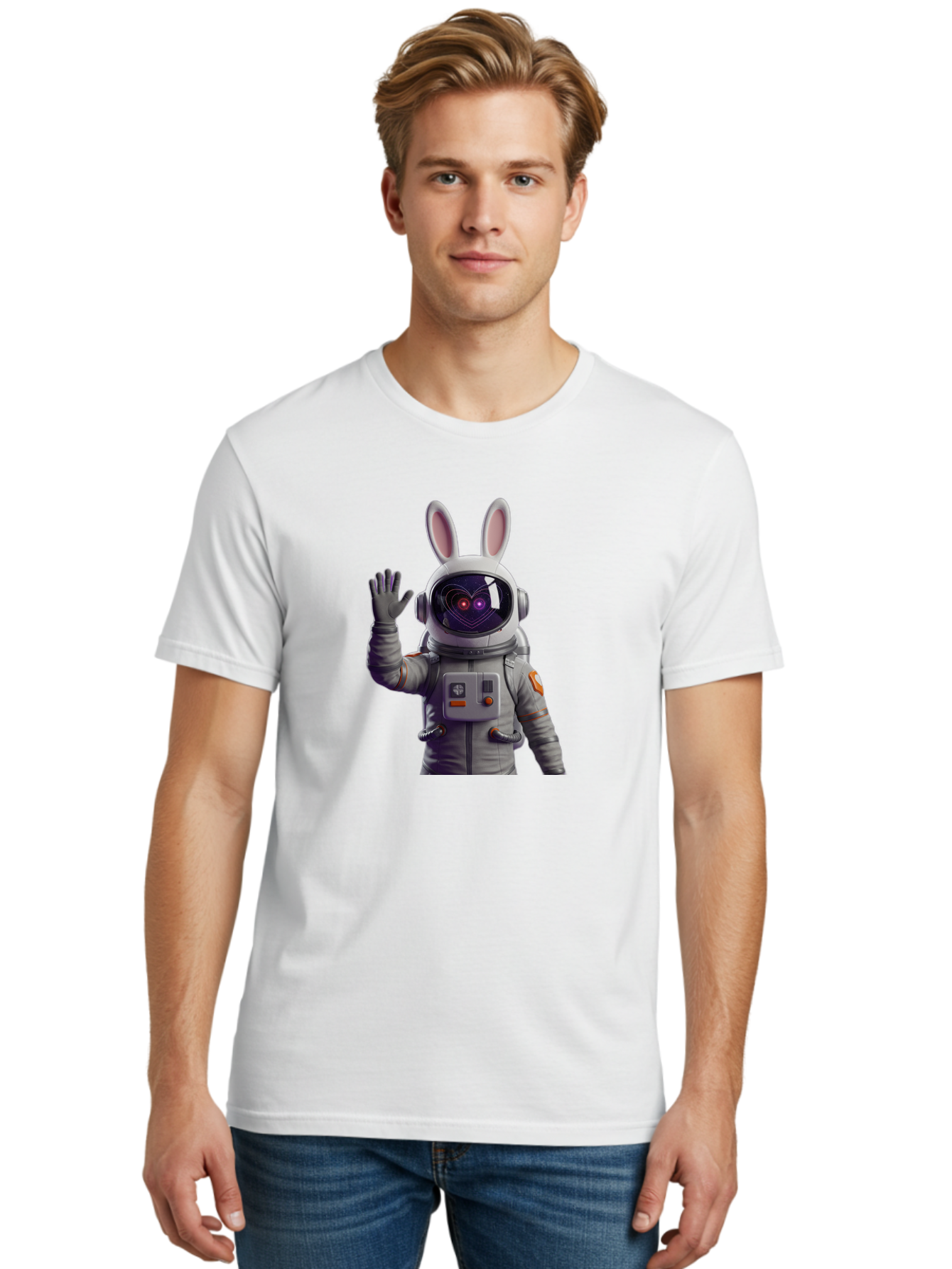 Astronaut-Bunny-3 Men'S Graphic Tee, 100% Cotton, Comfortable Casual Summer Wear, Machine Washable, Vintage Camera, Old Camera, Antique Camera, Black Camera, Classic Photography, Photography Equipment, Nostalgic Device, Film Camera, Camera Art Bah472