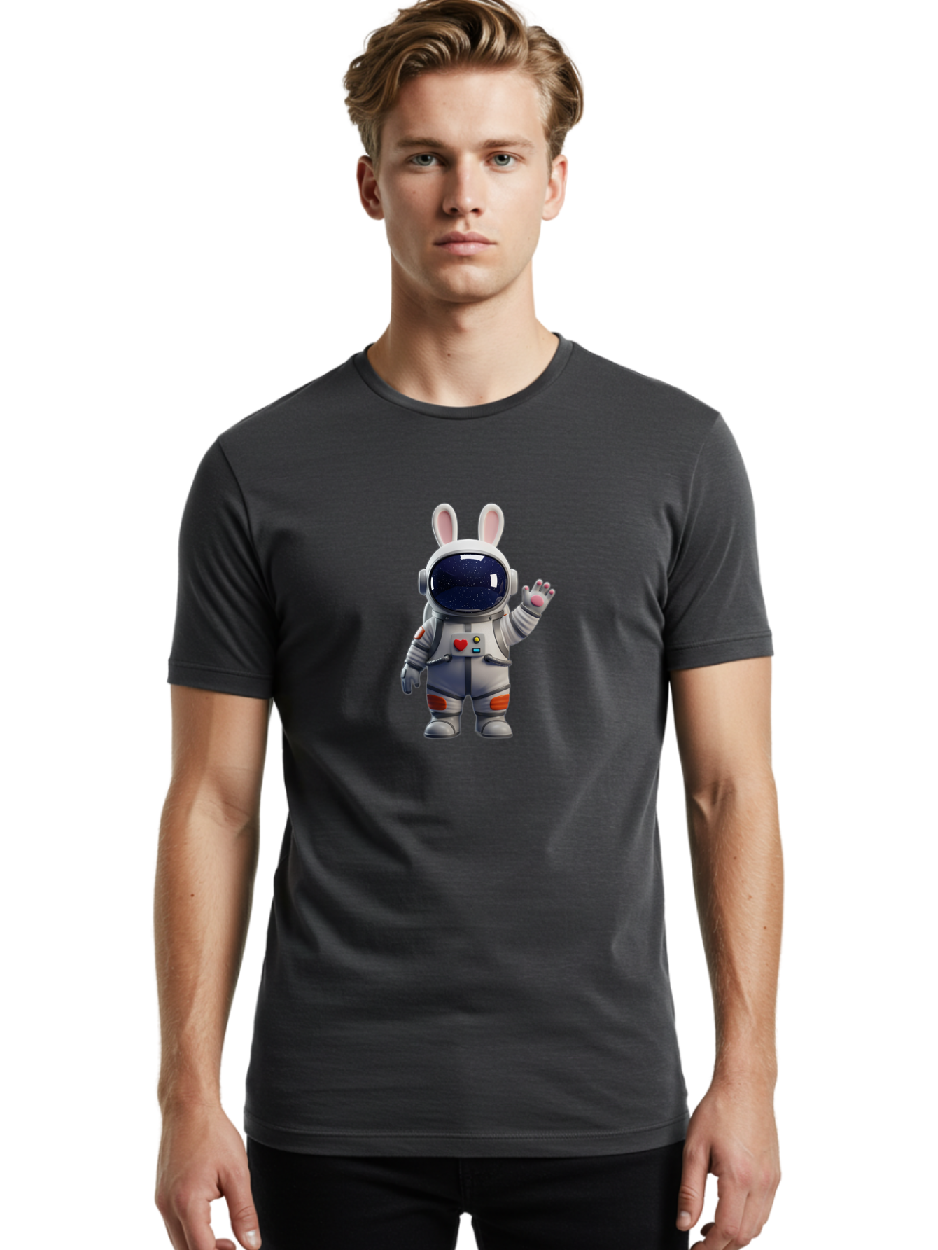 Astronaut-Bunny Men'S Graphic Tee, 100% Cotton, Comfortable Casual Summer Wear, Machine Washable, Vintage Camera, Old Camera, Antique Camera, Black Camera, Classic Photography, Photography Equipment, Nostalgic Device, Film Camera, Camera Art Bah489