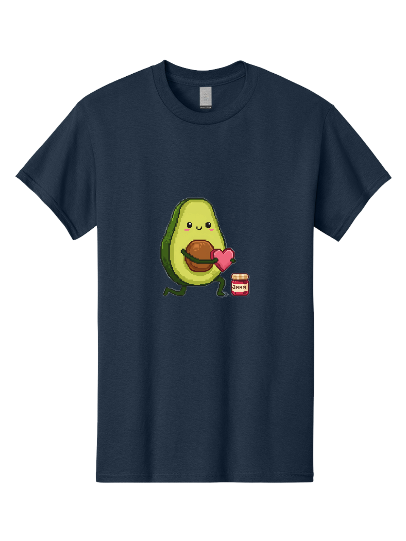 Avocado-Holding-Heart Men'S Graphic Tee, 100% Cotton, Comfortable Casual Summer Wear, Machine Washable, Vintage Camera, Old Camera, Antique Camera, Black Camera, Classic Photography, Photography Equipment, Nostalgic Device, Film Camera, Bah509