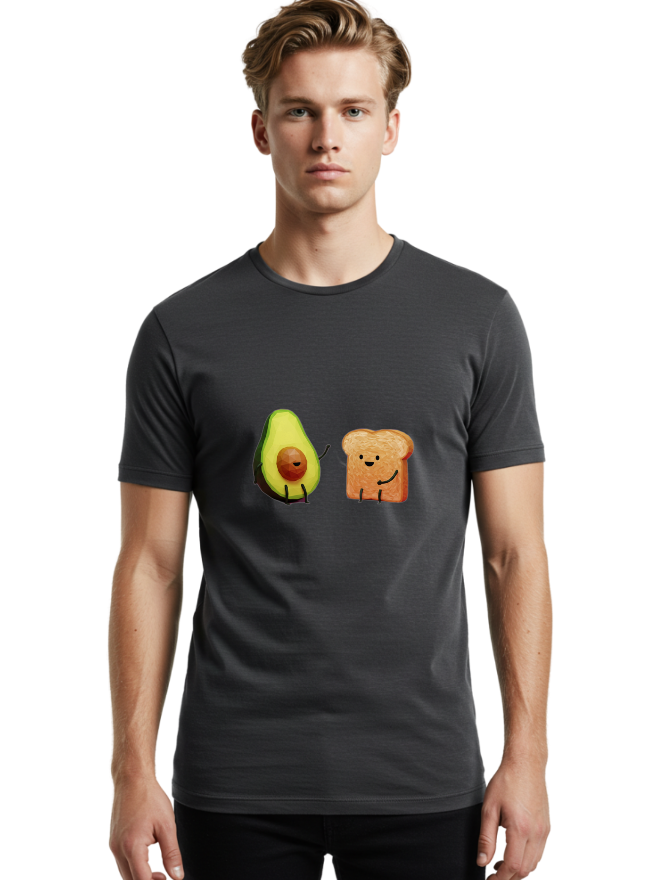 Avocado-Toast-2 Men'S Graphic Tee, 100% Cotton, Comfortable Casual Summer Wear, Machine Washable, Vintage Camera, Old Camera, Antique Camera, Black Camera, Classic Photography, Photography Equipment, Nostalgic Device, Film Camera, Camera Art Bah523