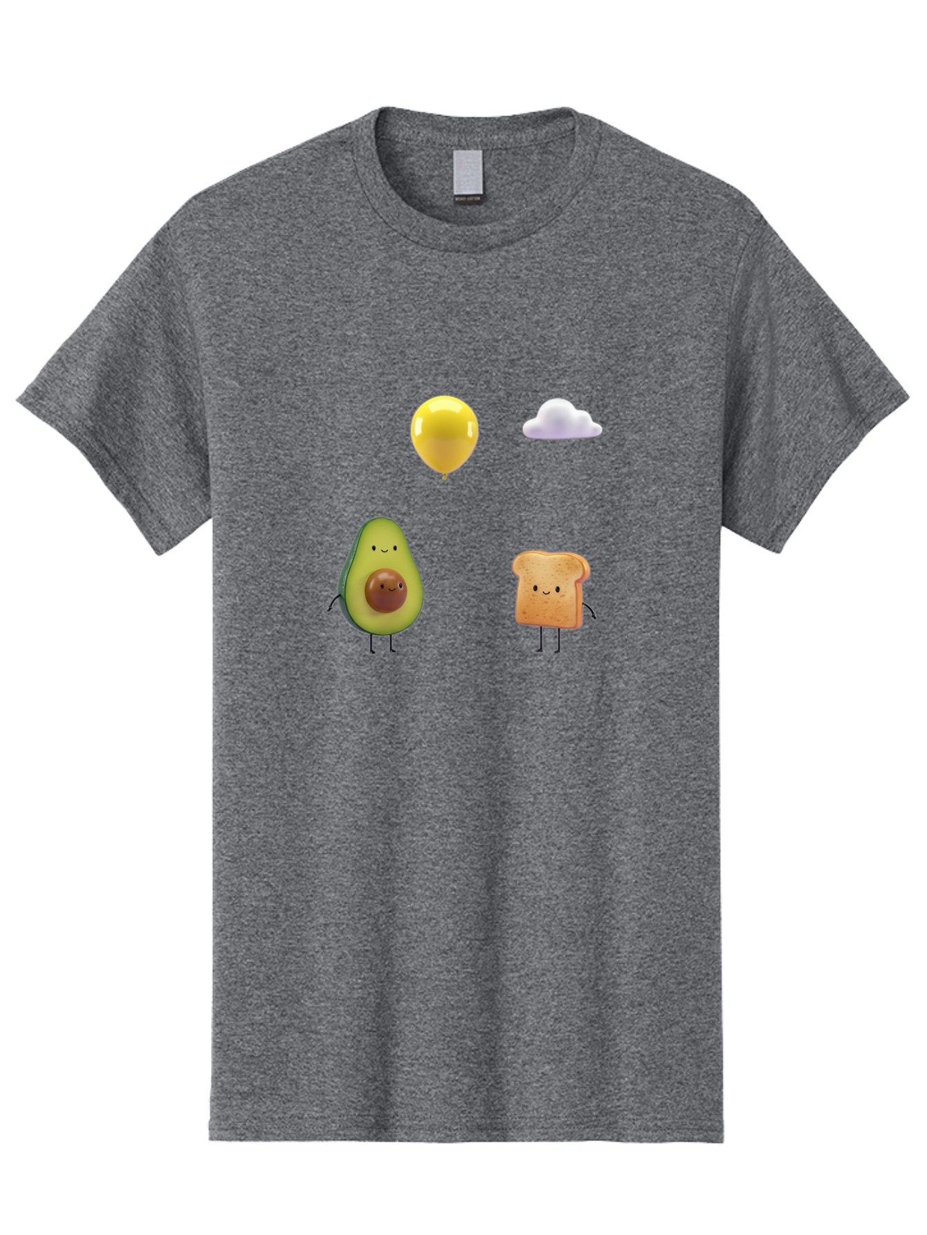 Avocado-Toast-Characters-1 Men'S Graphic Tee, 100% Cotton, Comfortable Casual Summer Wear, Machine Washable, Vintage Camera, Old Camera, Antique Camera, Black Camera, Classic Photography, Photography Equipment, Nostalgic Device, Film Camera, Bah531