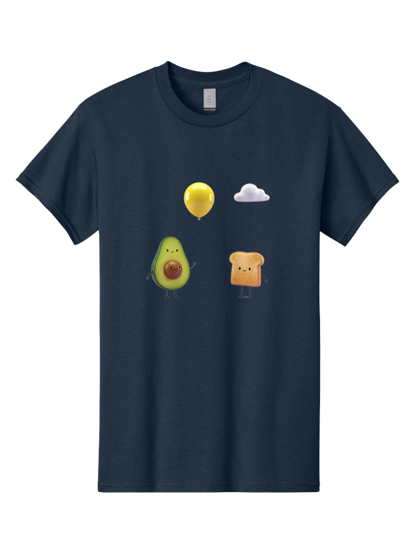 Avocado-Toast-Characters-1 Men'S Graphic Tee, 100% Cotton, Comfortable Casual Summer Wear, Machine Washable, Vintage Camera, Old Camera, Antique Camera, Black Camera, Classic Photography, Photography Equipment, Nostalgic Device, Film Camera, Bah531
