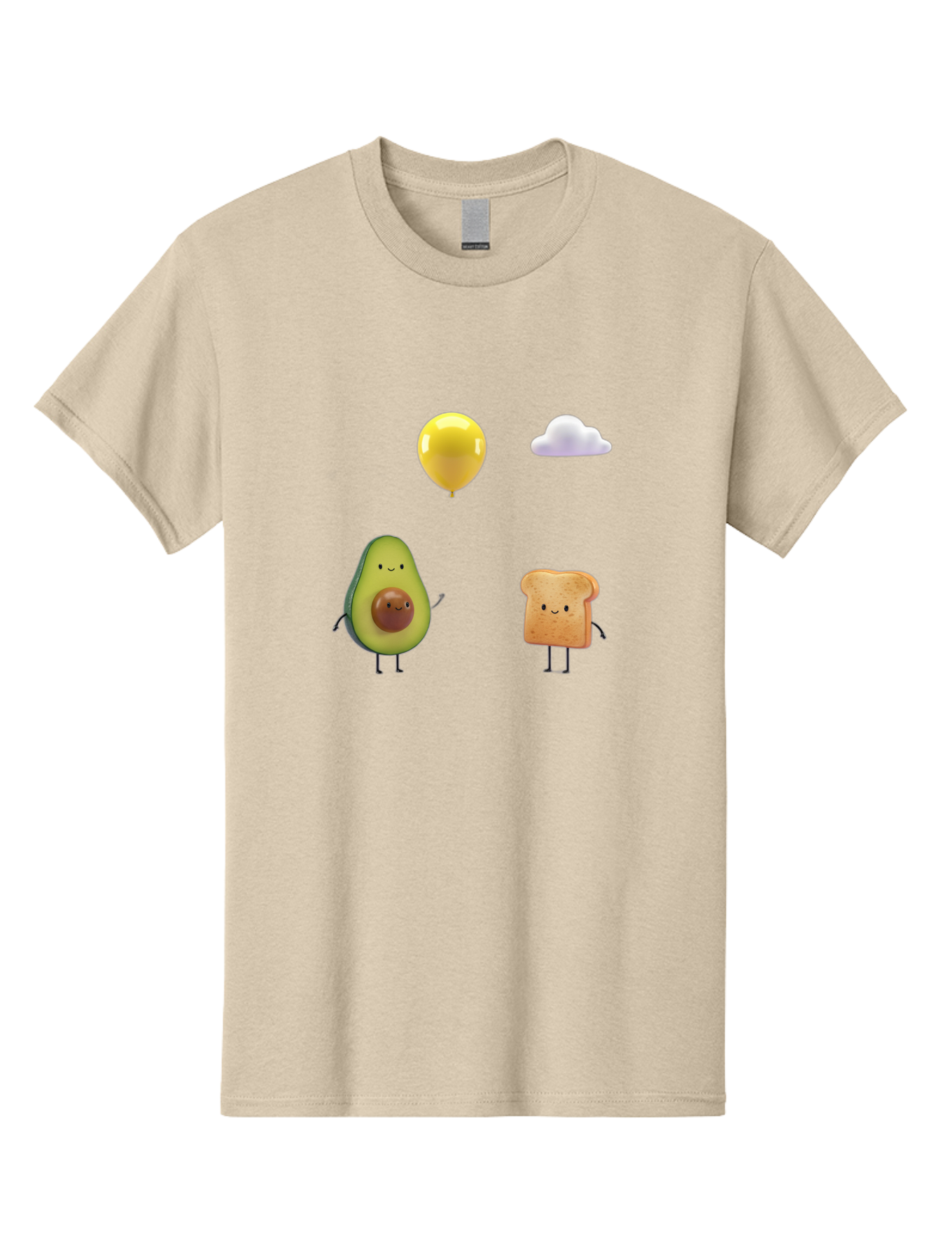 Avocado-Toast-Characters-1 Men'S Graphic Tee, 100% Cotton, Comfortable Casual Summer Wear, Machine Washable, Vintage Camera, Old Camera, Antique Camera, Black Camera, Classic Photography, Photography Equipment, Nostalgic Device, Film Camera, Bah531
