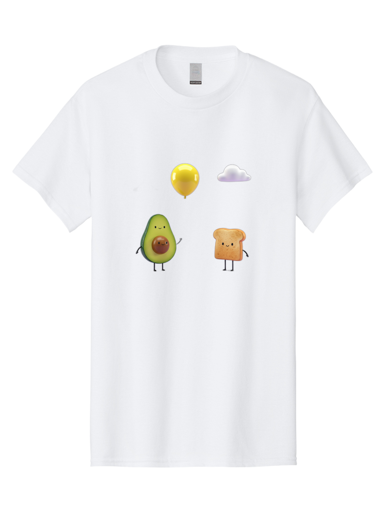 Avocado-Toast-Characters-1 Men'S Graphic Tee, 100% Cotton, Comfortable Casual Summer Wear, Machine Washable, Vintage Camera, Old Camera, Antique Camera, Black Camera, Classic Photography, Photography Equipment, Nostalgic Device, Film Camera, Bah531