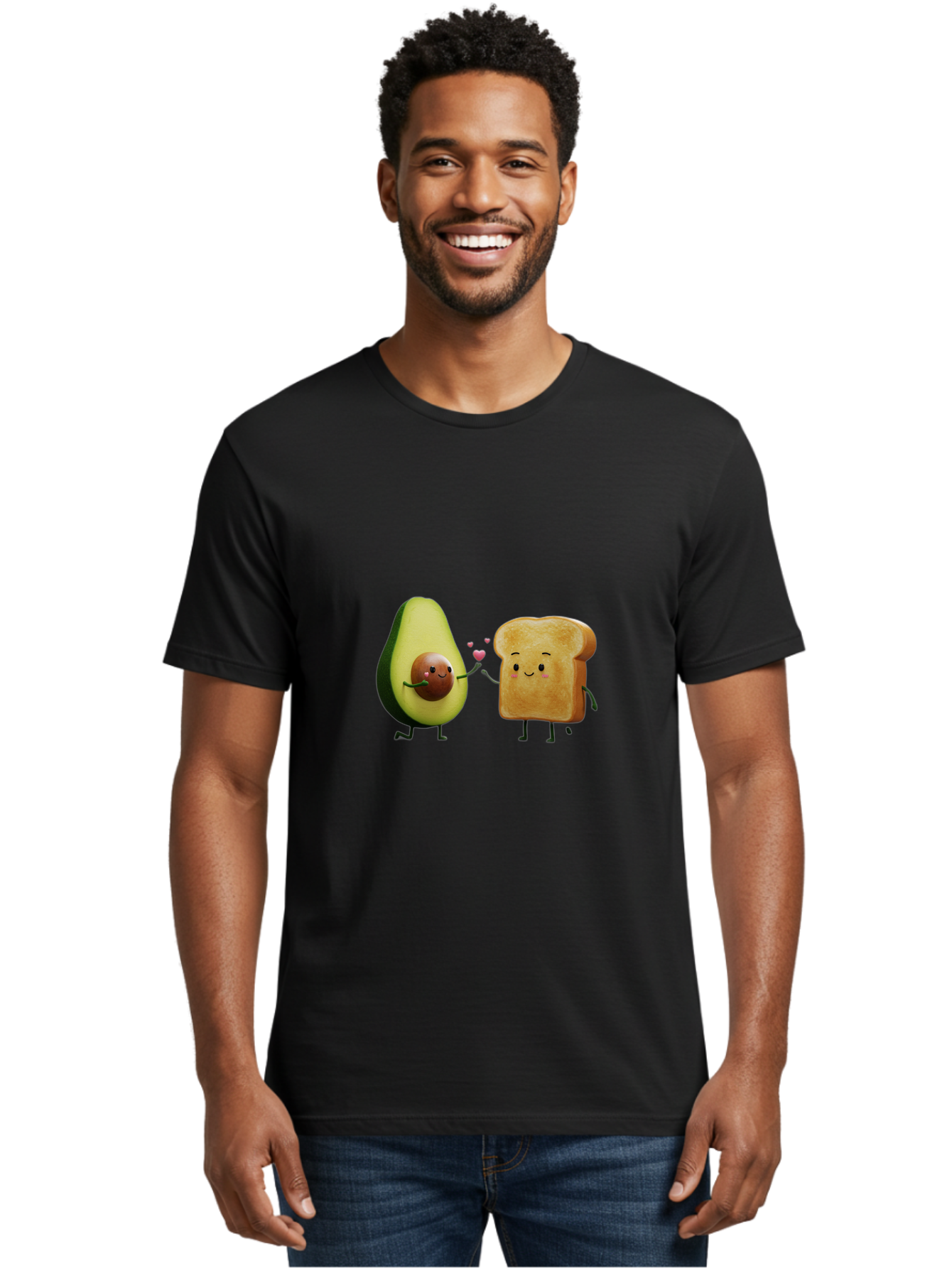 Avocado-Toast-Couple-2 Men'S Graphic Tee, 100% Cotton, Comfortable Casual Summer Wear, Machine Washable, Vintage Camera, Old Camera, Antique Camera, Black Camera, Classic Photography, Photography Equipment, Nostalgic Device, Film Camera, Bah534