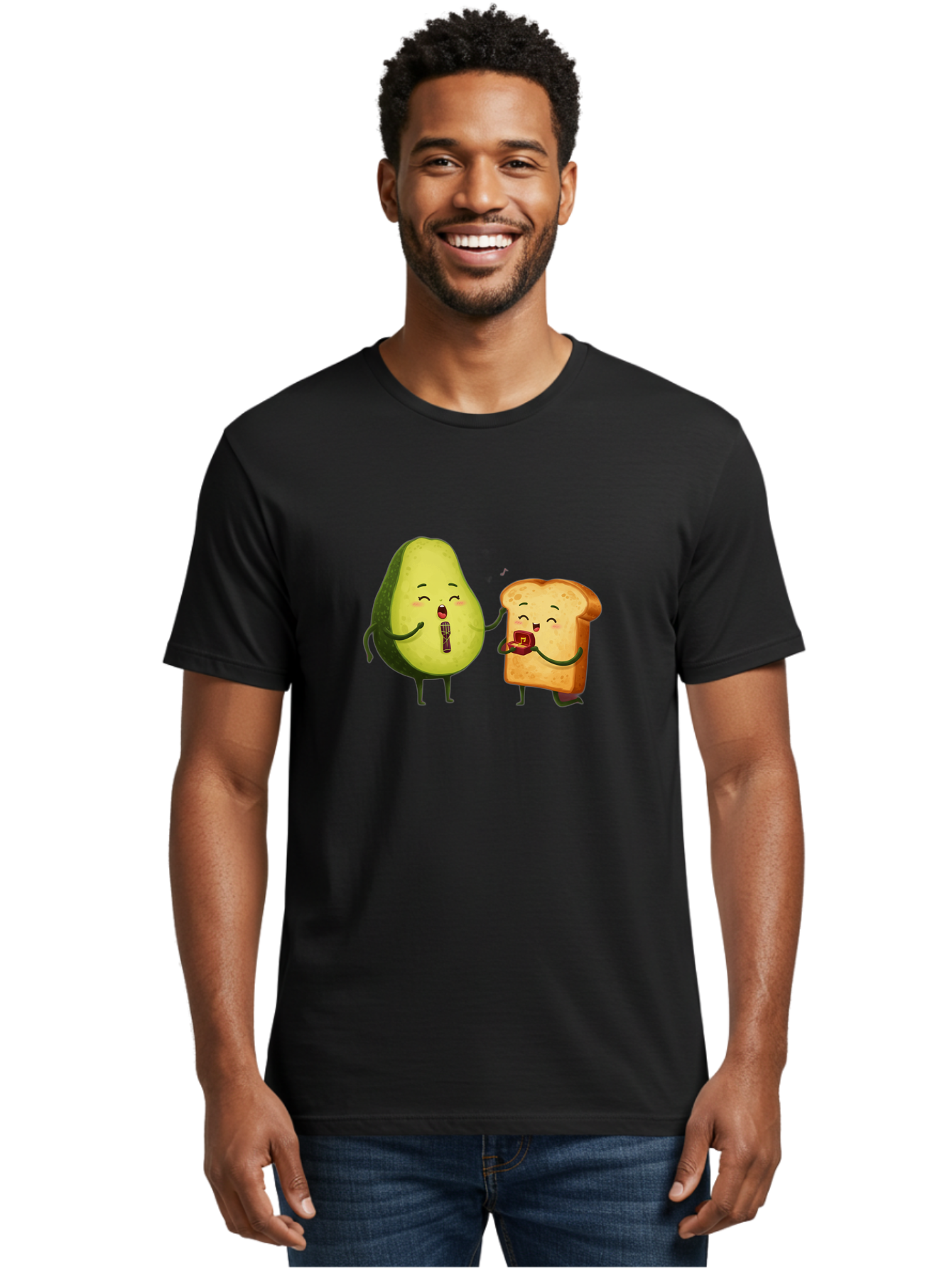 Avocado-Toast-Duo Men'S Graphic Tee, 100% Cotton, Comfortable Casual Summer Wear, Machine Washable, Vintage Camera, Old Camera, Antique Camera, Black Camera, Classic Photography, Photography Equipment, Nostalgic Device, Film Camera, Camera Art Bah538