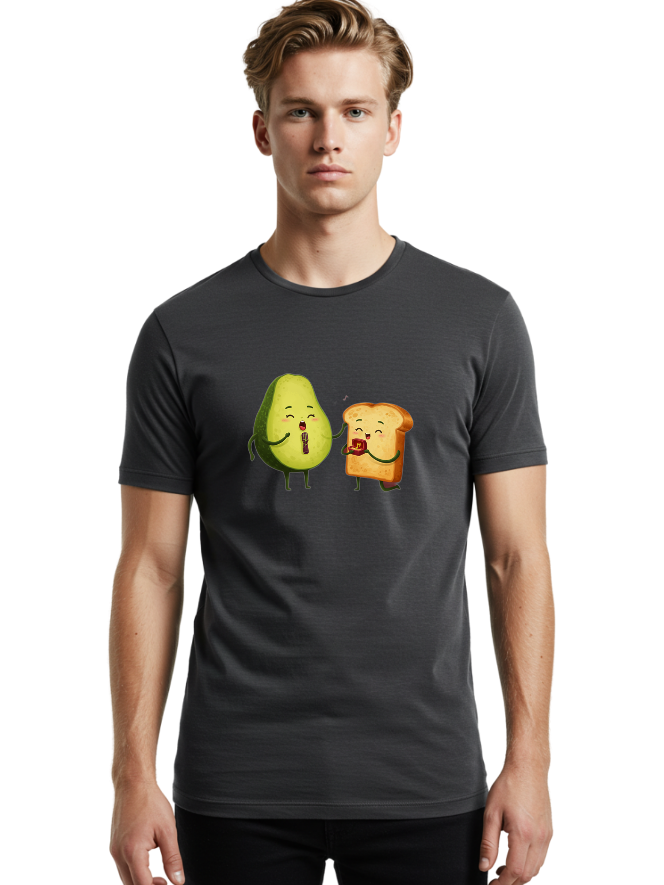 Avocado-Toast-Duo Men'S Graphic Tee, 100% Cotton, Comfortable Casual Summer Wear, Machine Washable, Vintage Camera, Old Camera, Antique Camera, Black Camera, Classic Photography, Photography Equipment, Nostalgic Device, Film Camera, Camera Art Bah538