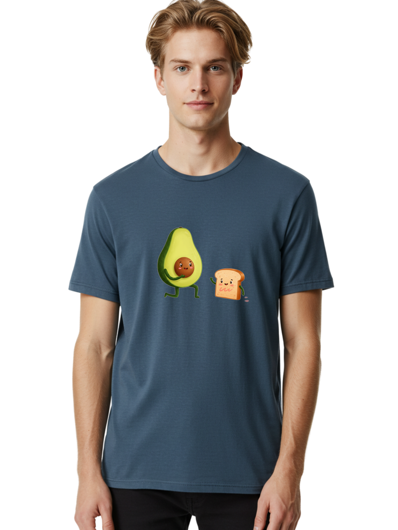 Avocado-Toast-Friends-1 Men'S Graphic Tee, 100% Cotton, Comfortable Casual Summer Wear, Machine Washable, Vintage Camera, Old Camera, Antique Camera, Black Camera, Classic Photography, Photography Equipment, Nostalgic Device, Film Camera, Bah539