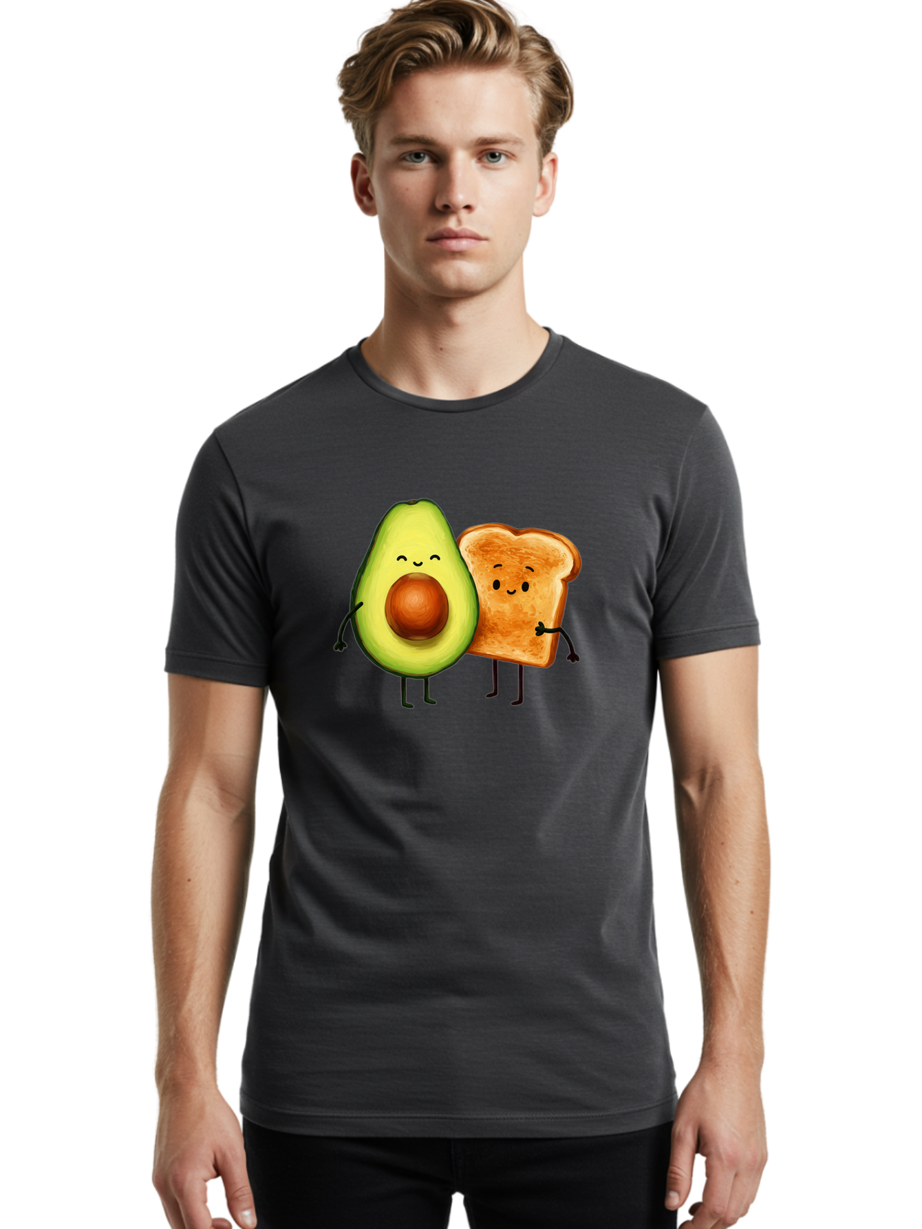 Avocado-Toast-Friends Men'S Graphic Tee, 100% Cotton, Comfortable Casual Summer Wear, Machine Washable, Vintage Camera, Old Camera, Antique Camera, Black Camera, Classic Photography, Photography Equipment, Nostalgic Device, Film Camera, Bah540