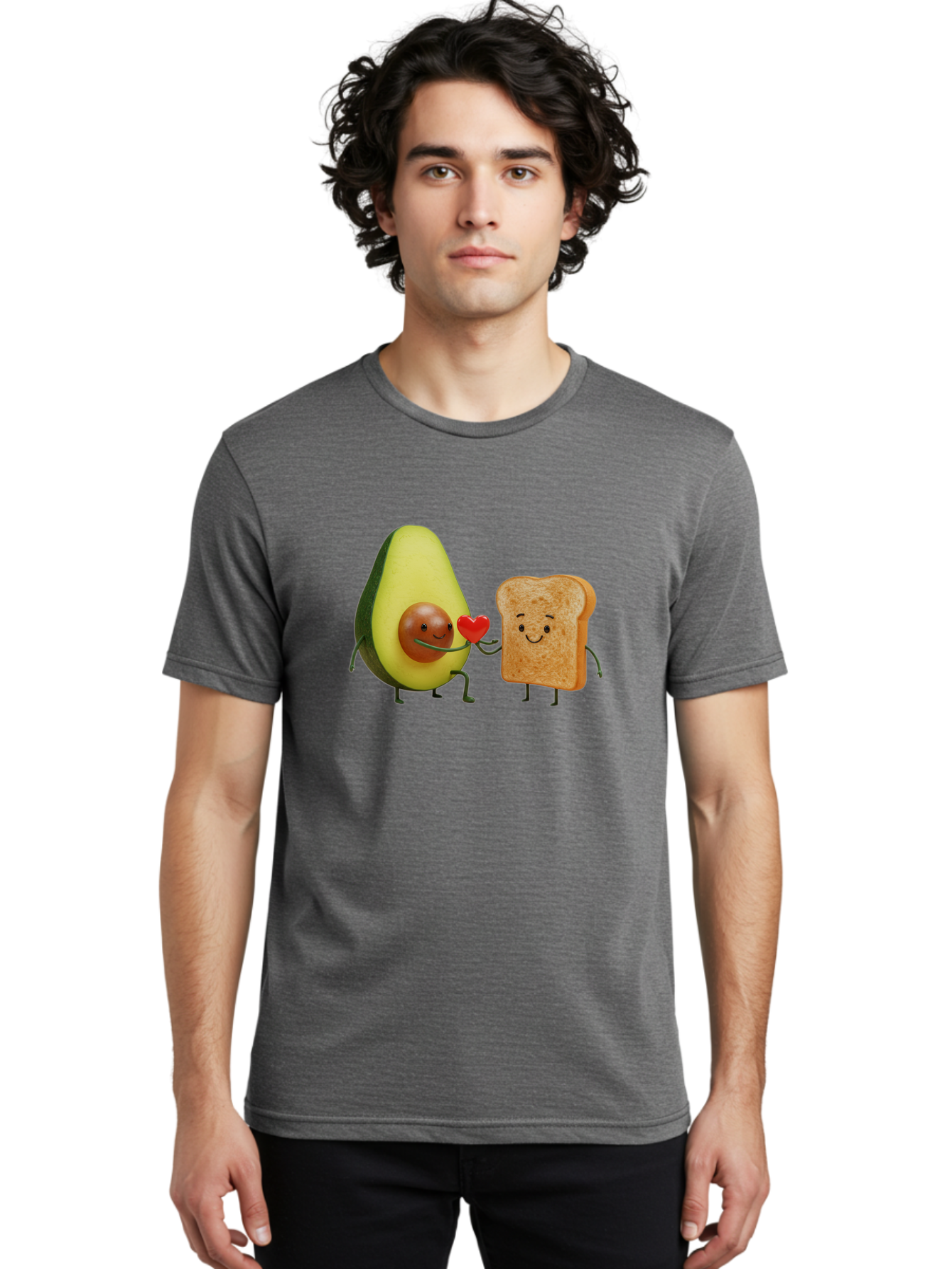 Avocado-Toast-Love-1 Men'S Graphic Tee, 100% Cotton, Comfortable Casual Summer Wear, Machine Washable, Vintage Camera, Old Camera, Antique Camera, Black Camera, Classic Photography, Photography Equipment, Nostalgic Device, Film Camera, Bah541