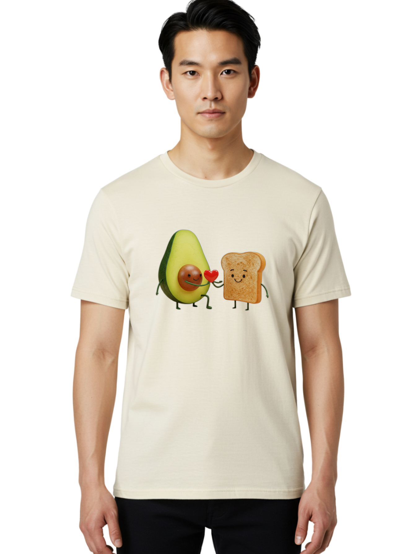Avocado-Toast-Love-1 Men'S Graphic Tee, 100% Cotton, Comfortable Casual Summer Wear, Machine Washable, Vintage Camera, Old Camera, Antique Camera, Black Camera, Classic Photography, Photography Equipment, Nostalgic Device, Film Camera, Bah541