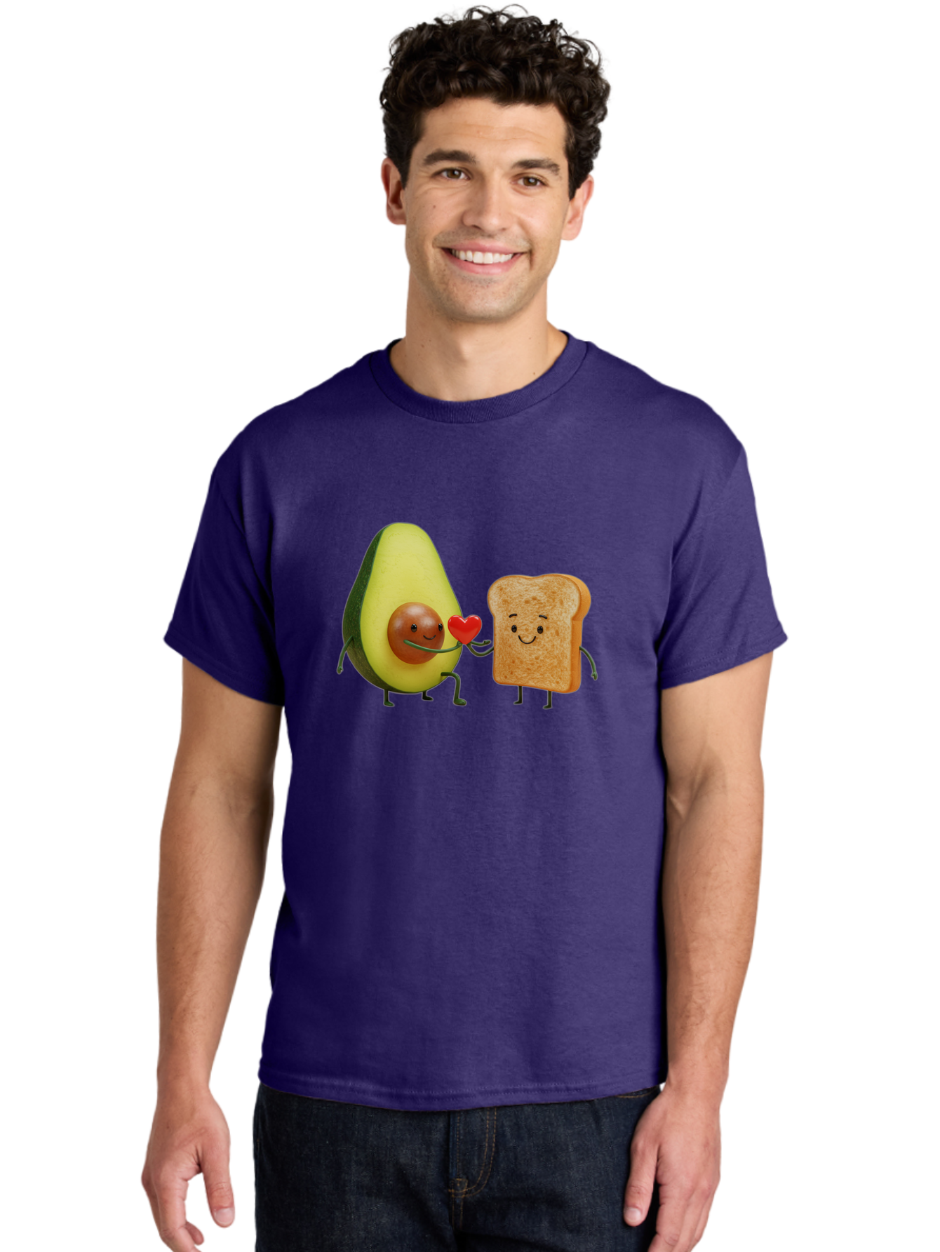 Avocado-Toast-Love-1 Men'S Graphic Tee, 100% Cotton, Comfortable Casual Summer Wear, Machine Washable, Vintage Camera, Old Camera, Antique Camera, Black Camera, Classic Photography, Photography Equipment, Nostalgic Device, Film Camera, Bah541