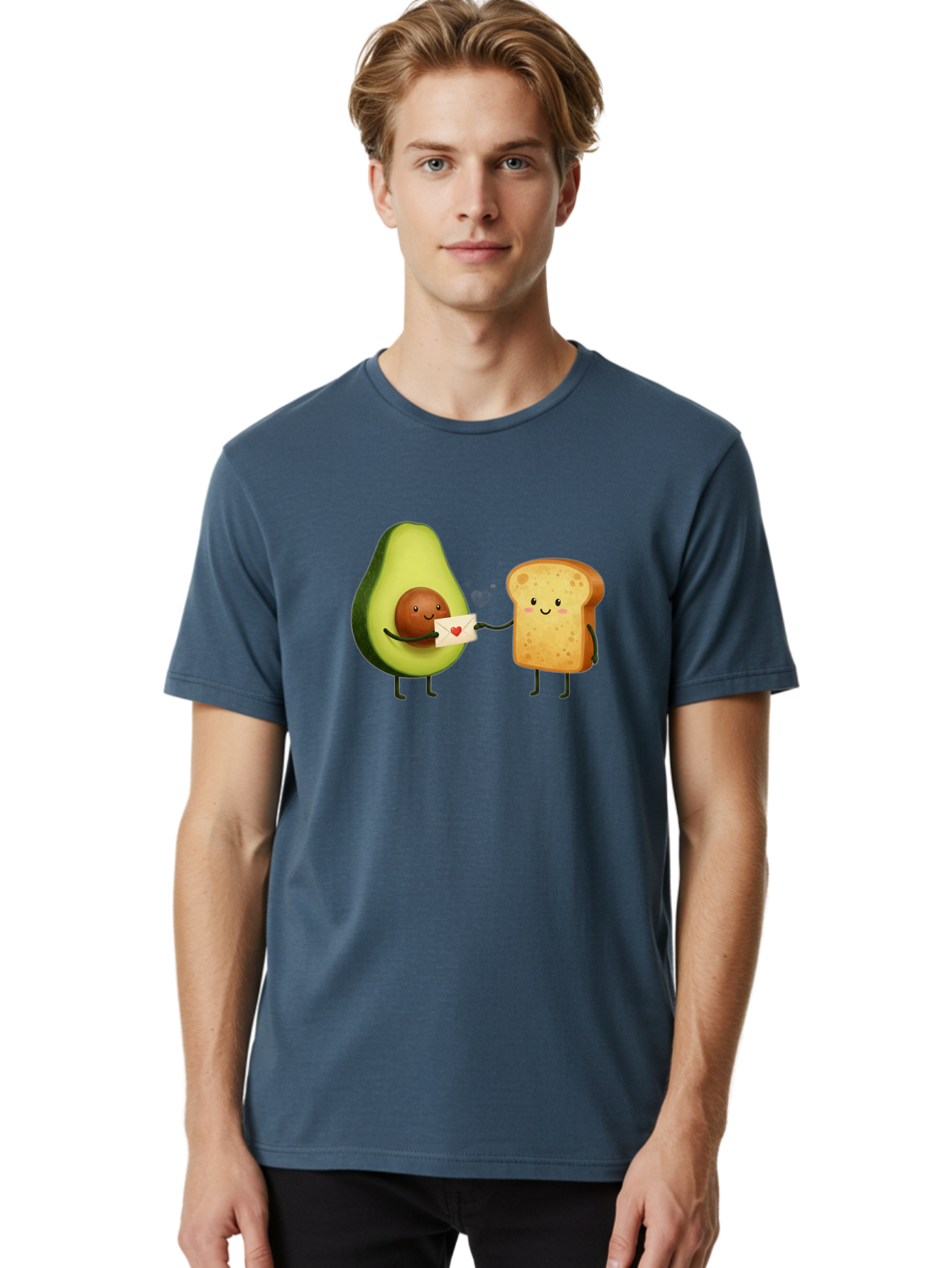 Avocado-Toast-Love-2 Men'S Graphic Tee, 100% Cotton, Comfortable Casual Summer Wear, Machine Washable, Vintage Camera, Old Camera, Antique Camera, Black Camera, Classic Photography, Photography Equipment, Nostalgic Device, Film Camera, Bah542